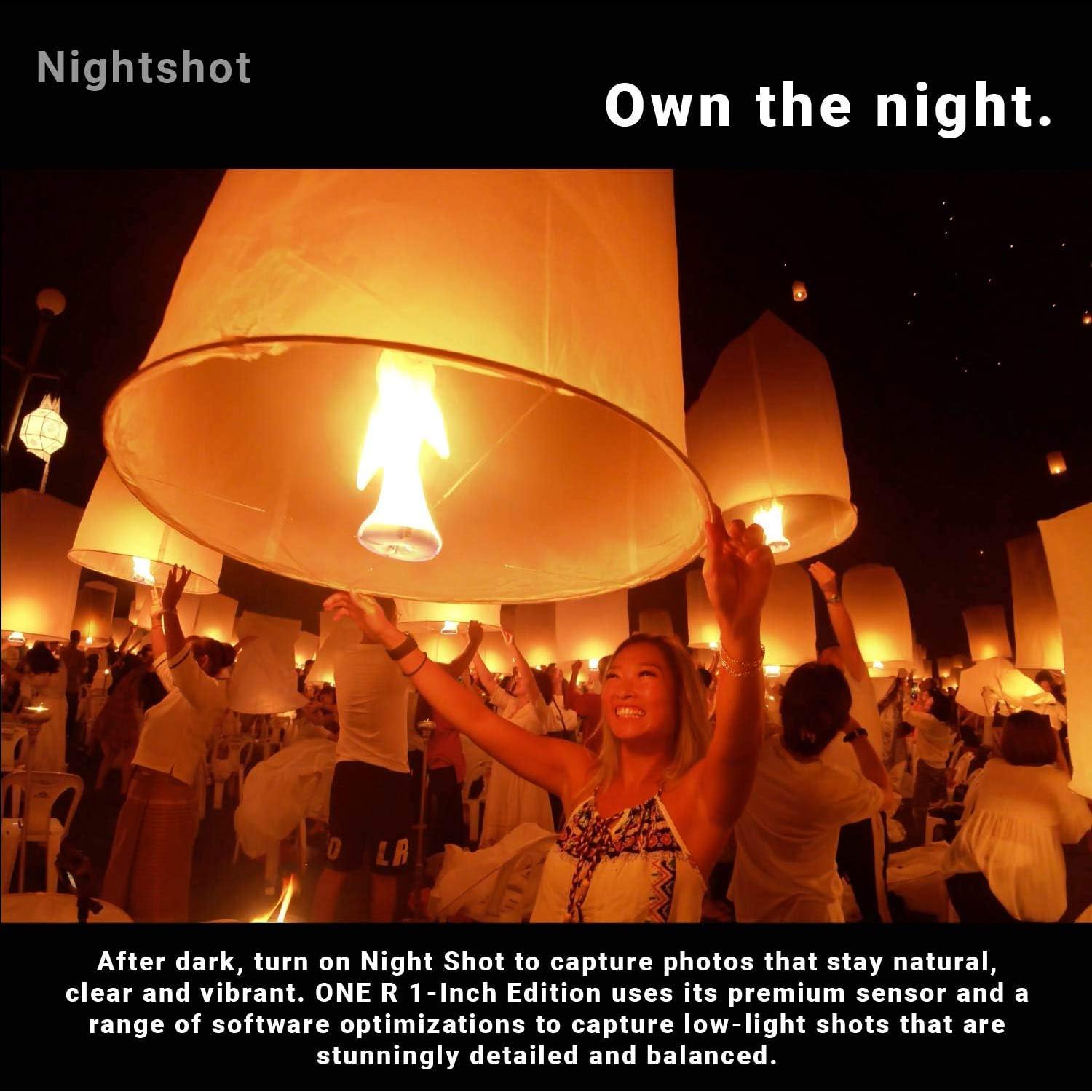 Cámara de acción Insta360 ONE R 1" 5.3K 30fps + 128GB