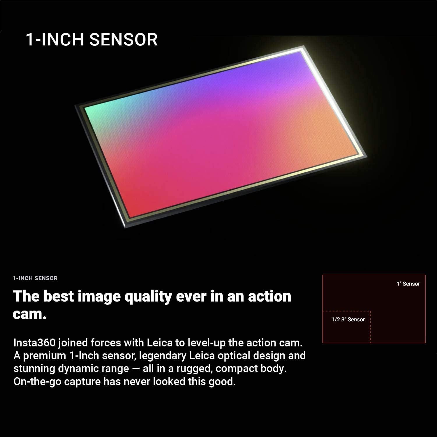 Cámara de acción Insta360 ONE R 1" 5.3K 30fps + 128GB