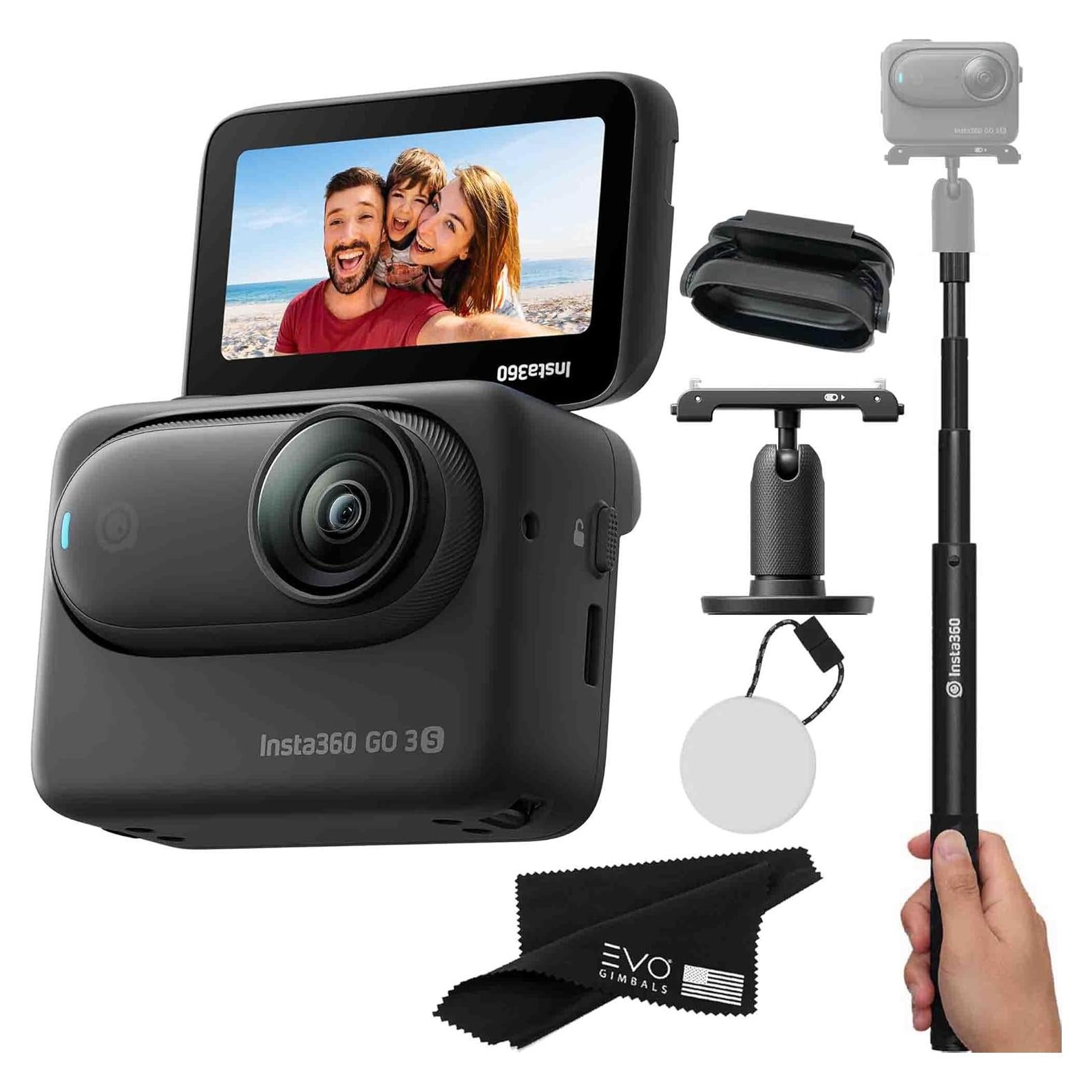 Cámara de Acción Insta360 GO 3S 64GB Negra 4K Estabilización