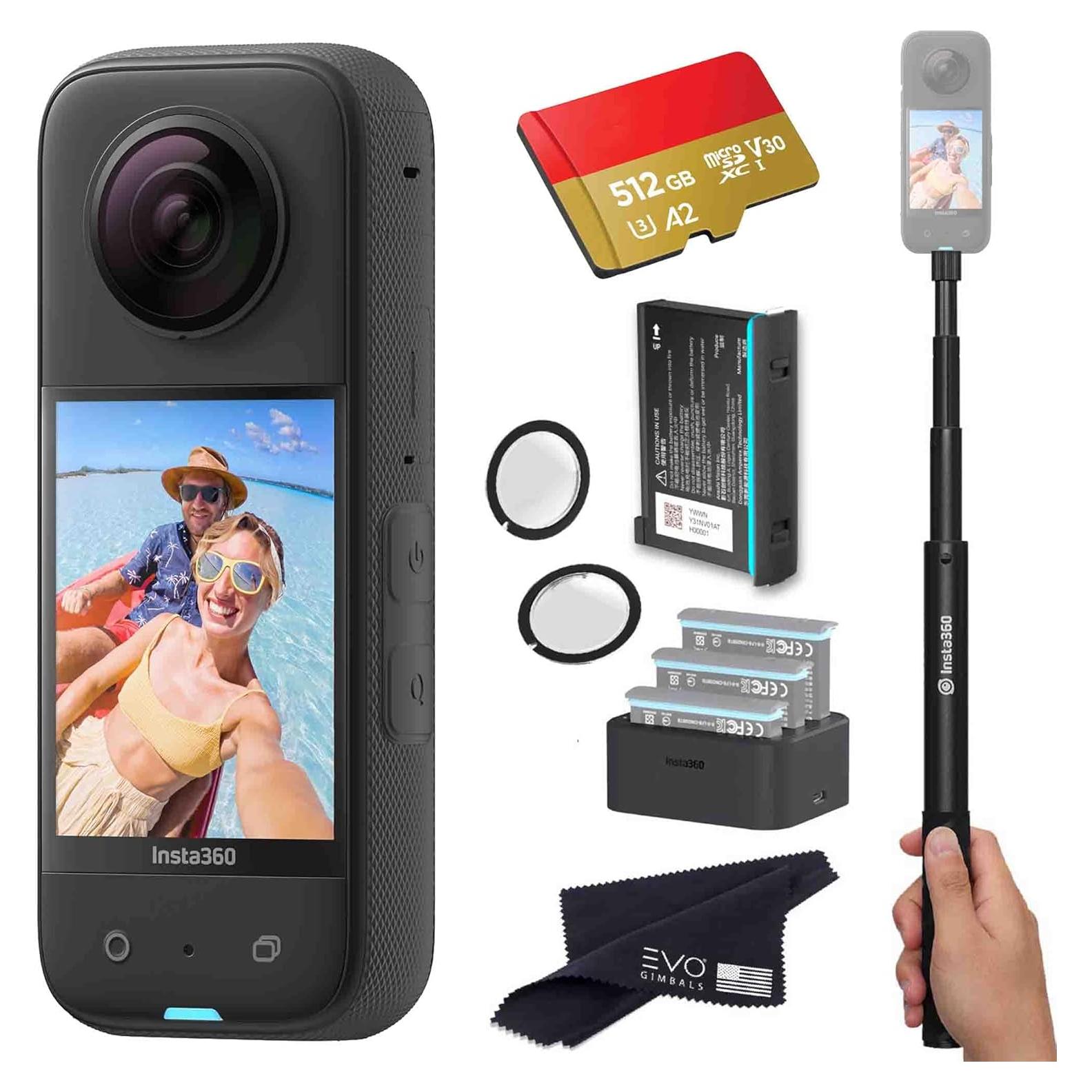 Cámara de Acción 360 Insta360 X3 con Accesorios y 512GB