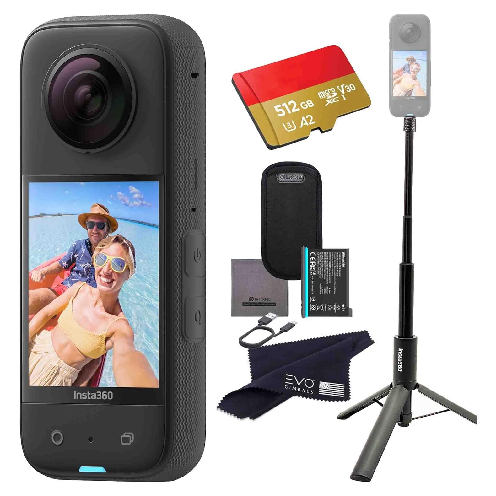 Cámara de acción 360 Insta360 X3 48MP 5.7K a prueba de agua