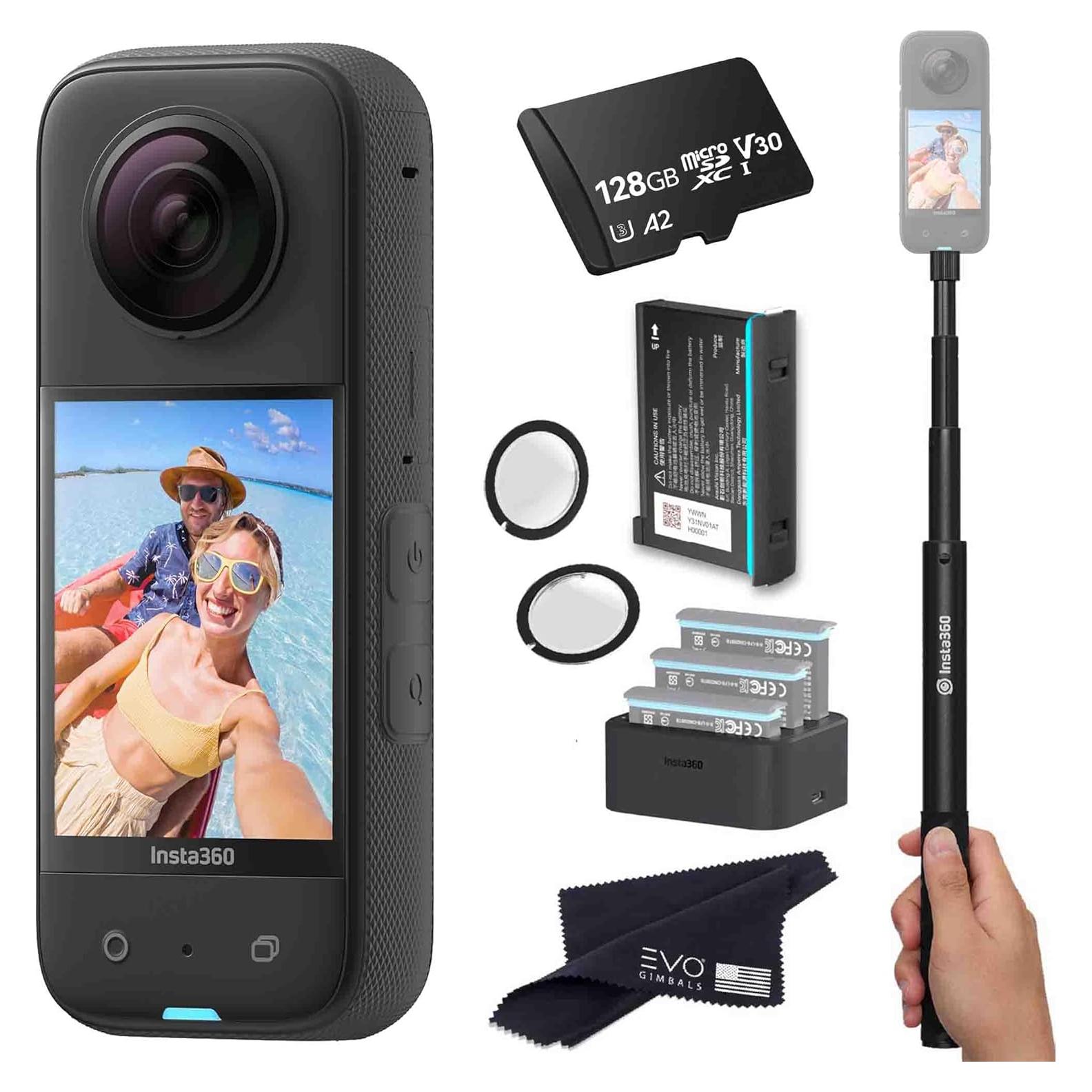 Cámara de Acción 360 Insta360 X3 con Accesorios y 128GB
