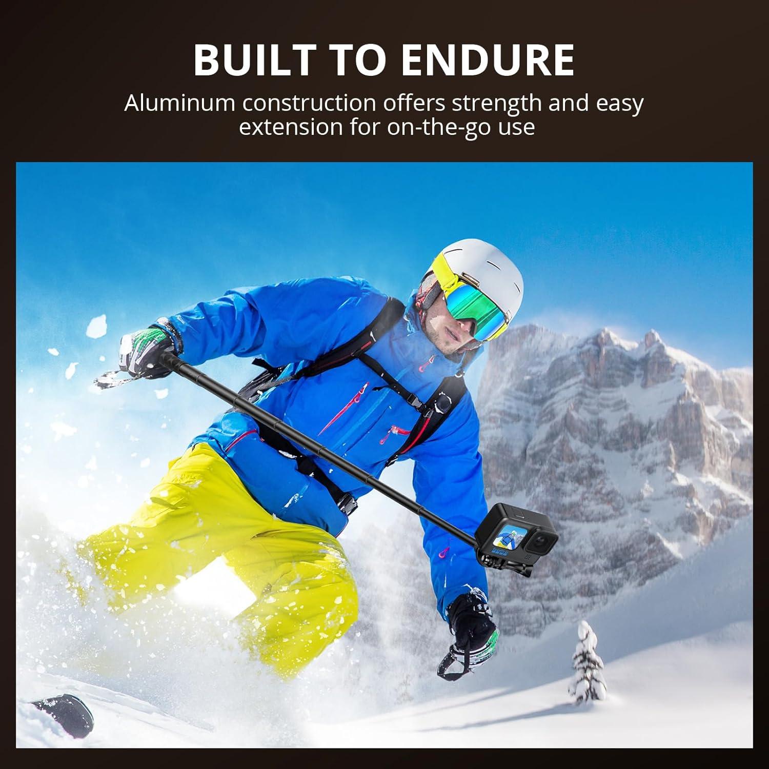 Palo de Selfie Invisible ATUMTEK 114cm para GoPro y DJI