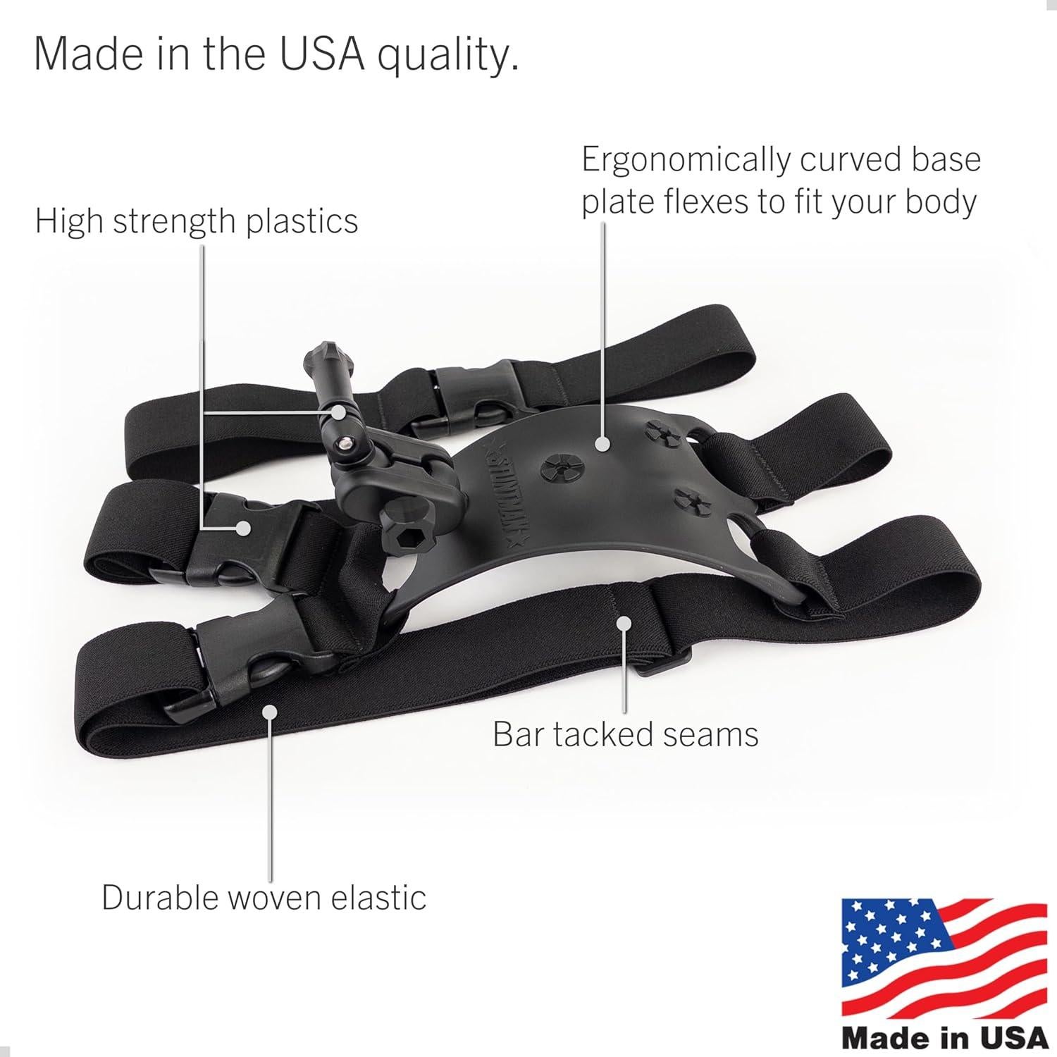 Montaje de Hombro STUNTMAN 360 para Cámaras de Acción