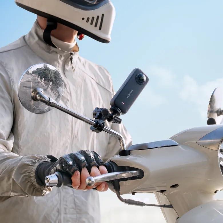 Soporte de Espejo Retrovisor Insta360 para Cámaras de Acción