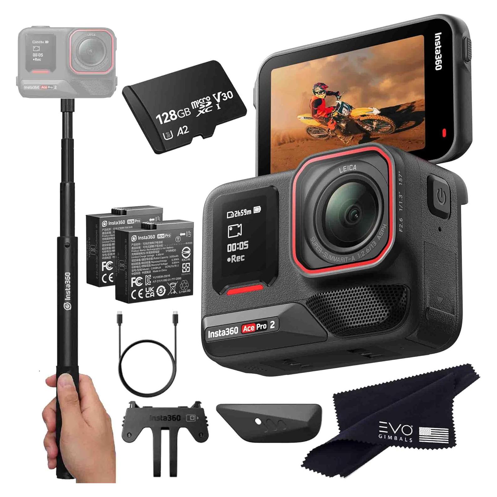 Cámara de Acción Insta360 Ace Pro 2 8K Impermeable 128GB