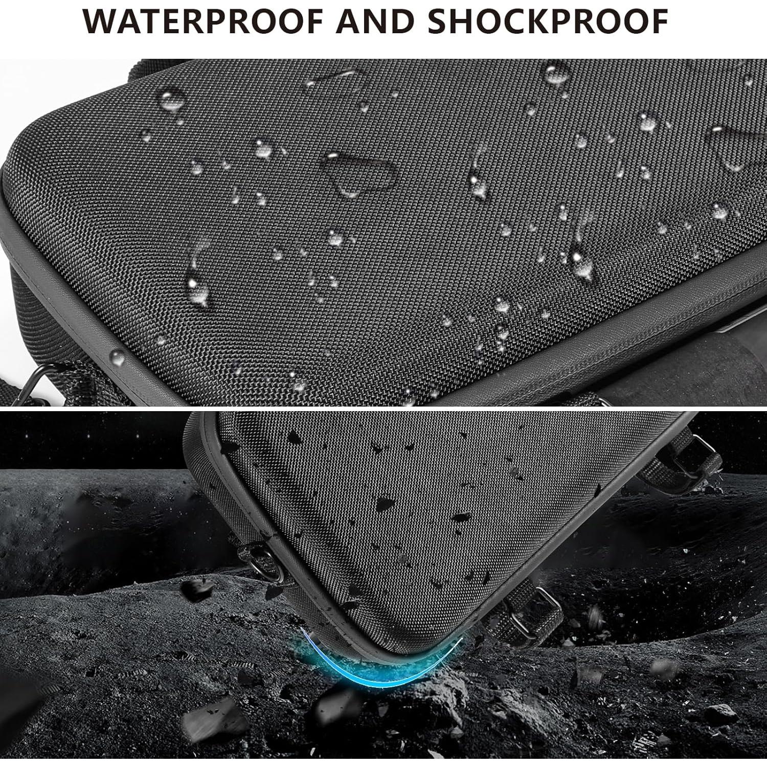 Funda de viaje impermeable Amazear para Insta360 X5/X4, negra