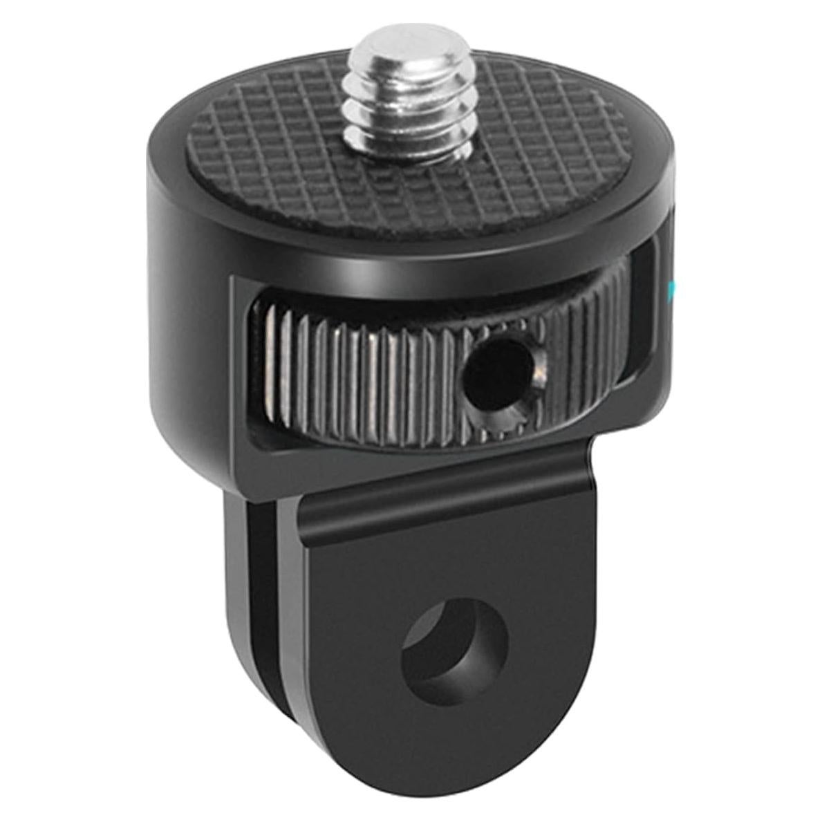 Camera Tripod Mount for Gopro Adapter, 360° Adjustment 1/4-20 Screw Conversion Adapter for GoPro Hero12, Insta360 ACE Pro ONE X4 X3, X2, Go 2, Xiaomi Yi and DJI OSMO Other Action Cameras