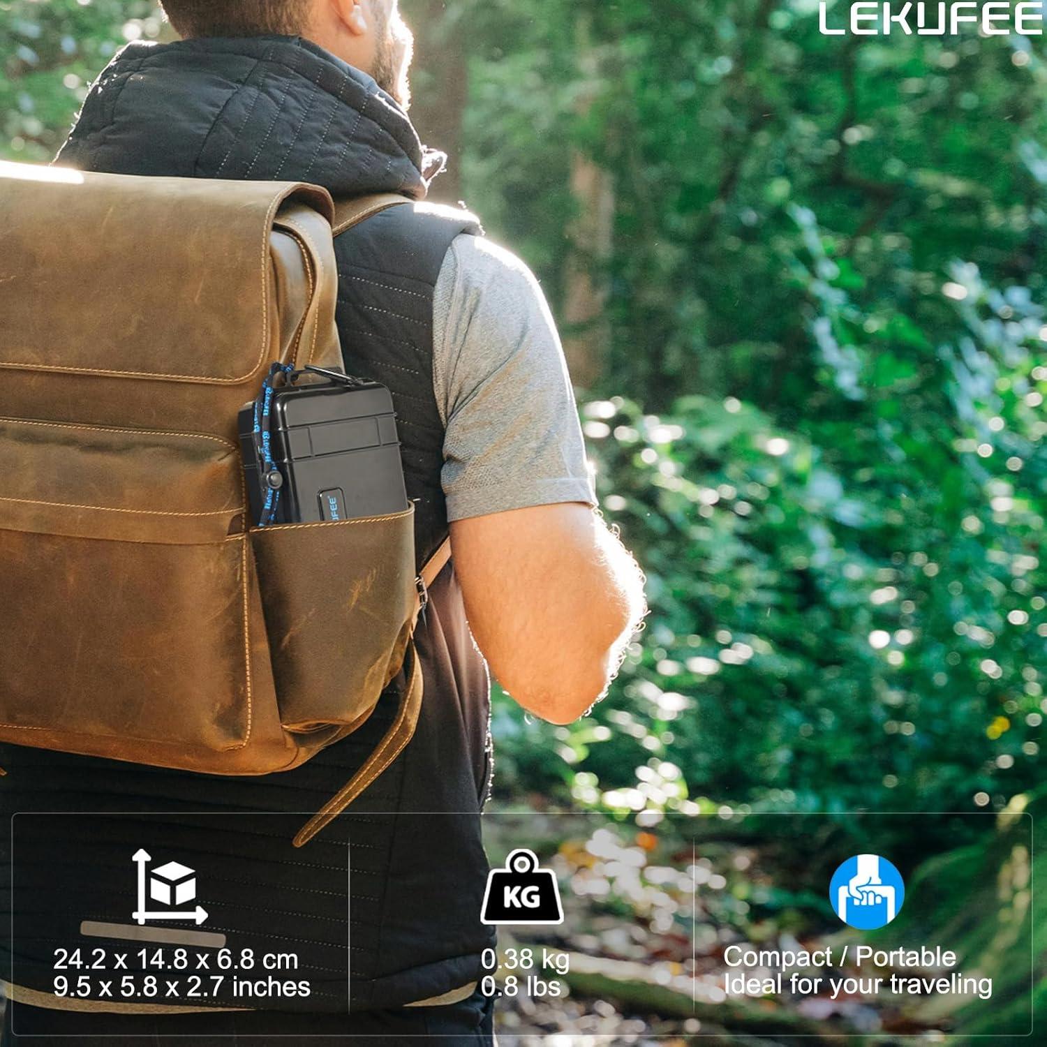 Lekufee Travel Waterproof Hard Case for Insta360 GO 3S / 3, Action Camera, Vlogging Camera and Accessories(Case Only)