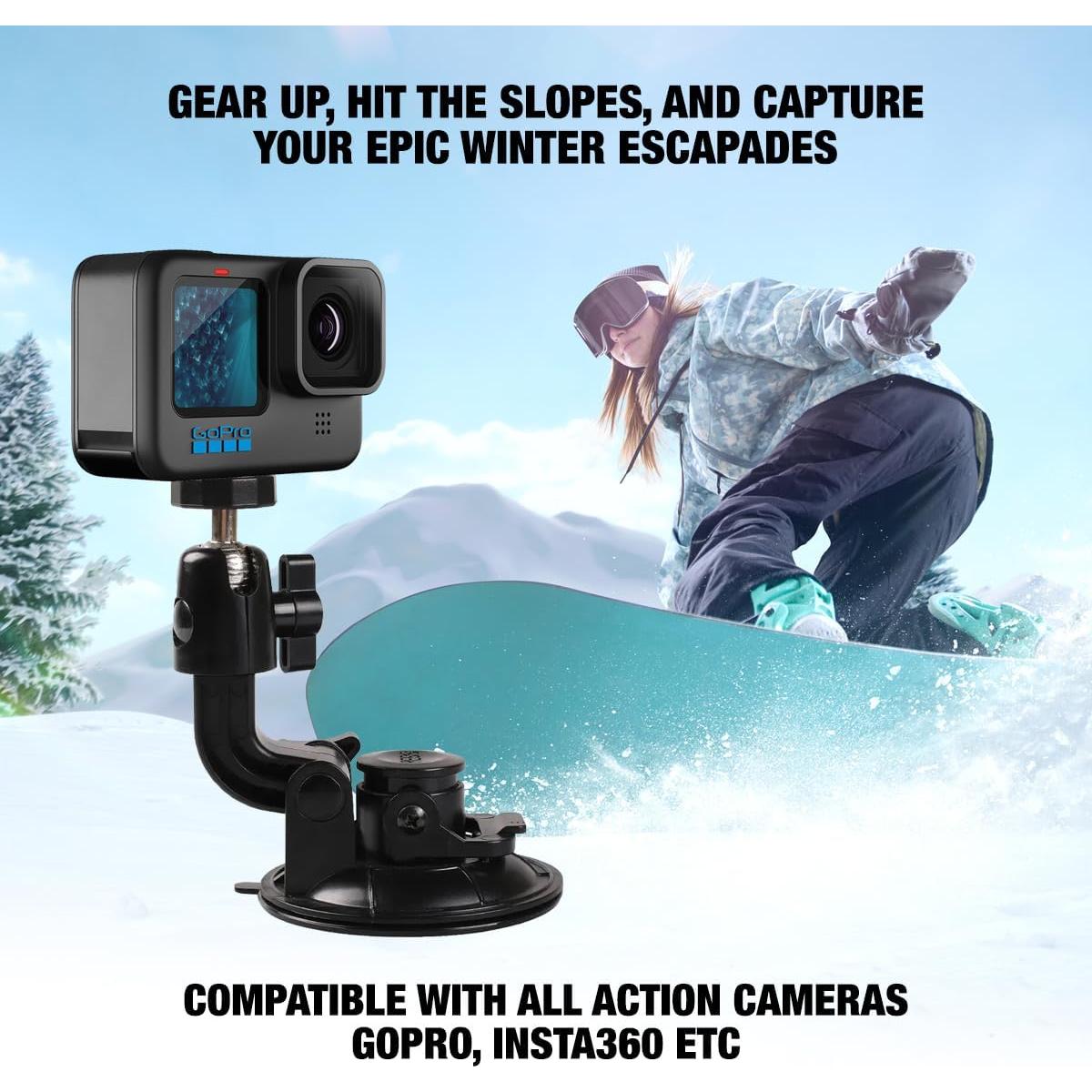 Montaje ProGrip para Snowboard FlightPro - Ventosa Ajustable