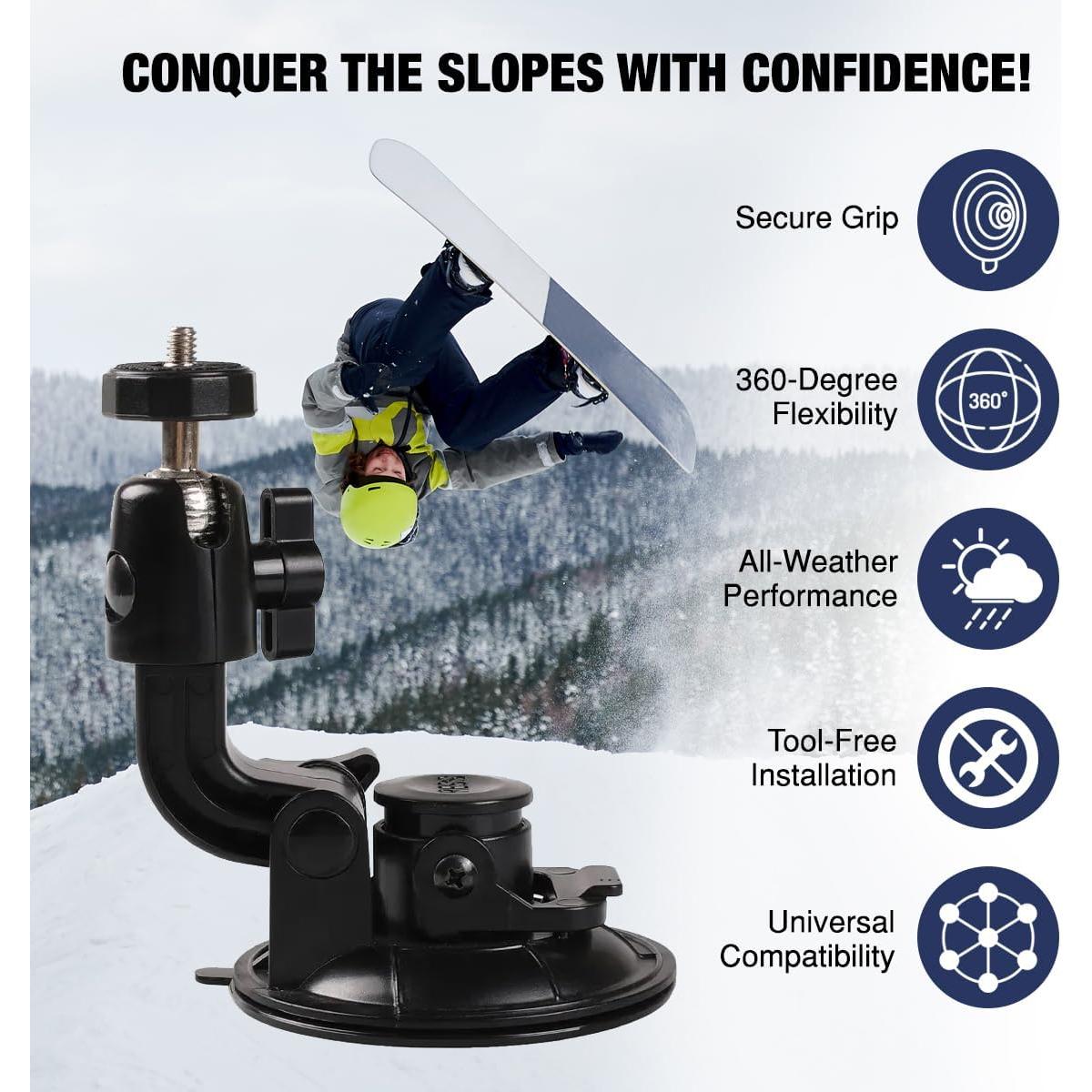 Montaje ProGrip para Snowboard FlightPro - Ventosa Ajustable