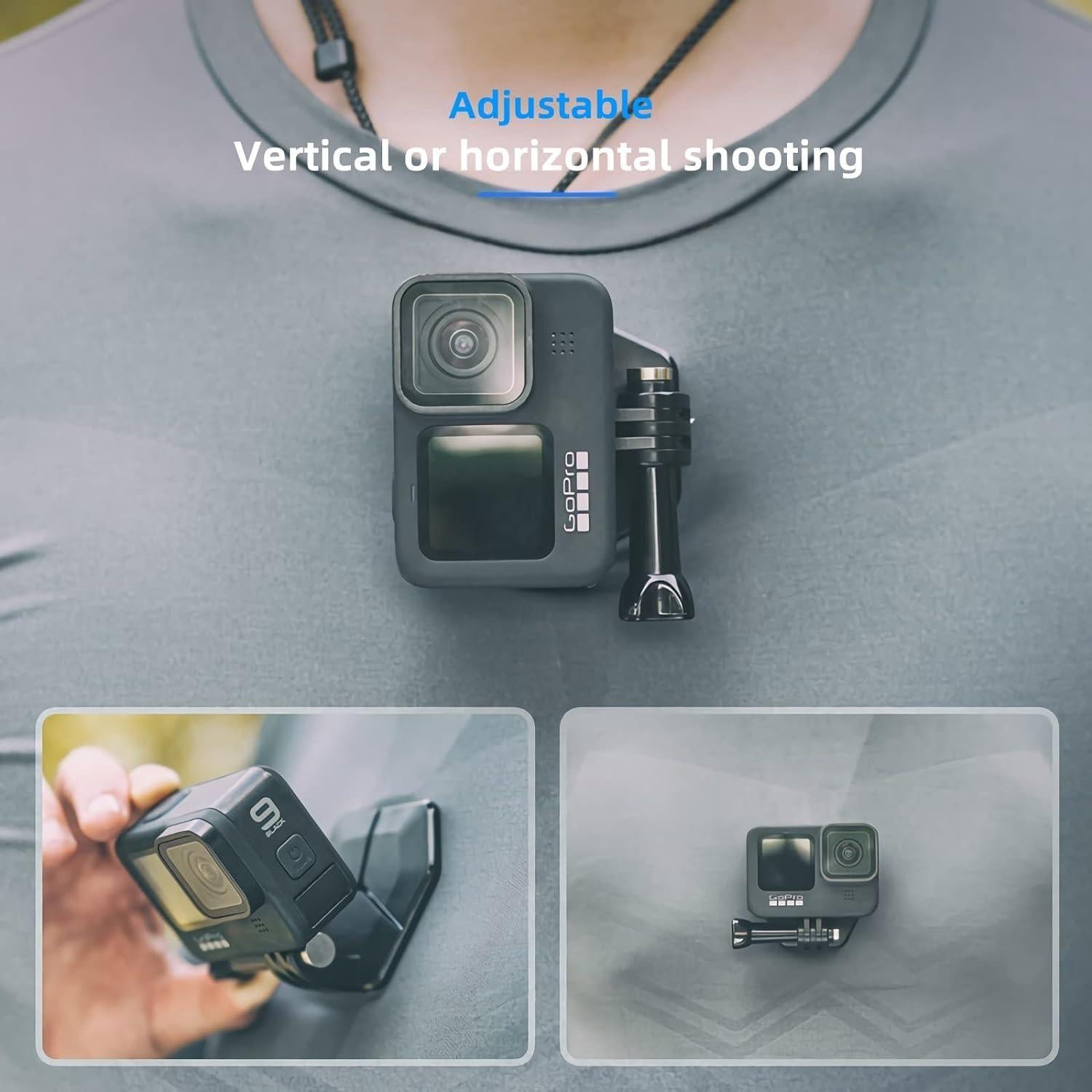 Soporte Magnético para Pecho Rugvis para Cámara de Acción 119g