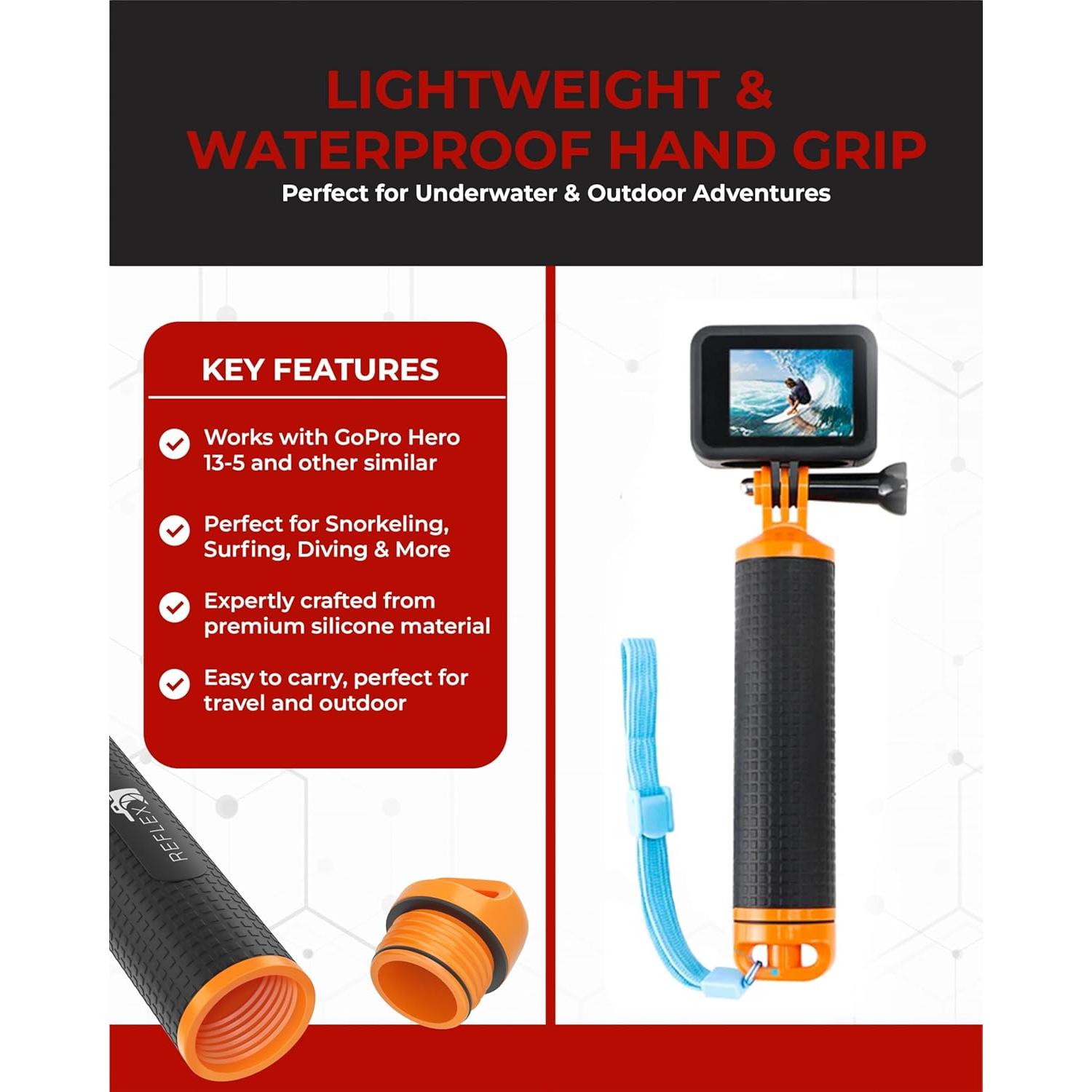 Agarradero Flotante Impermeable Reflex Camera para GoPro