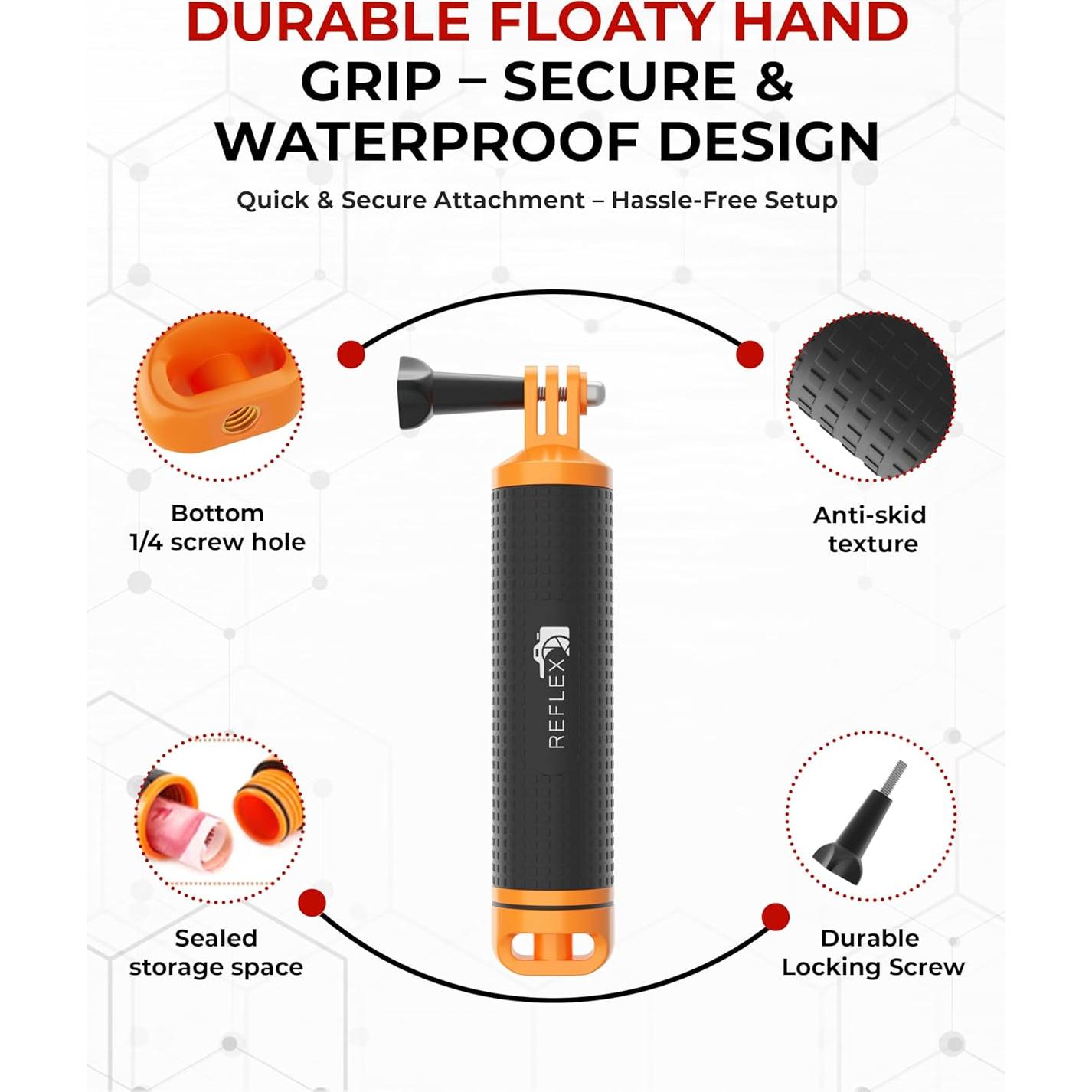 Agarradero Flotante Impermeable Reflex Camera para GoPro