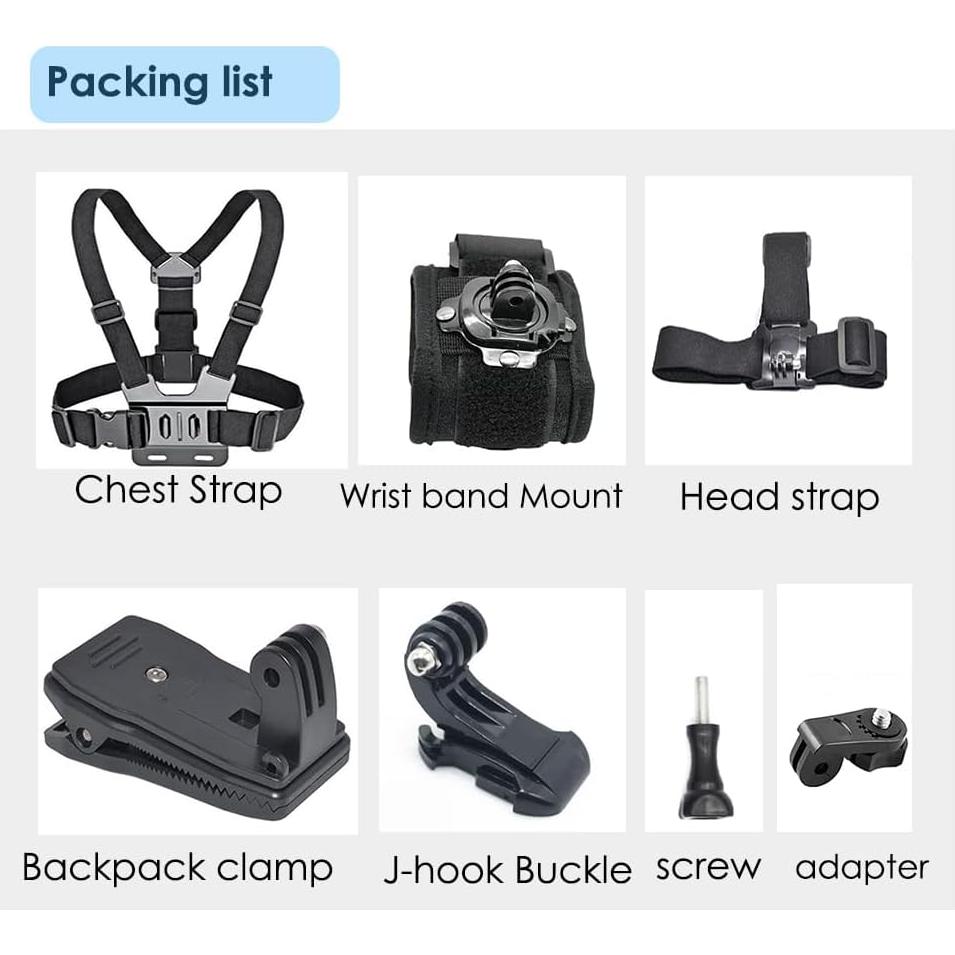 Kit de Accesorios de Montaje VG para Insta360 y GoPro