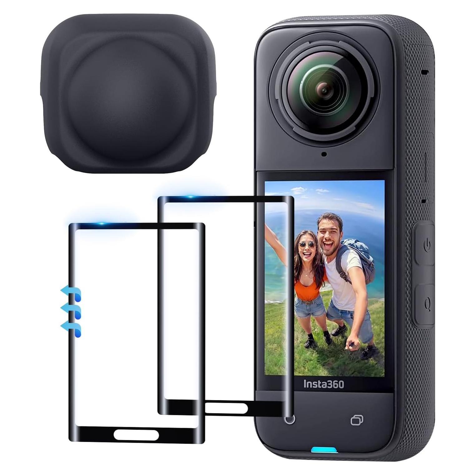 Película Protectora de Pantalla y Lente Insta360 X5/X4 - 9H