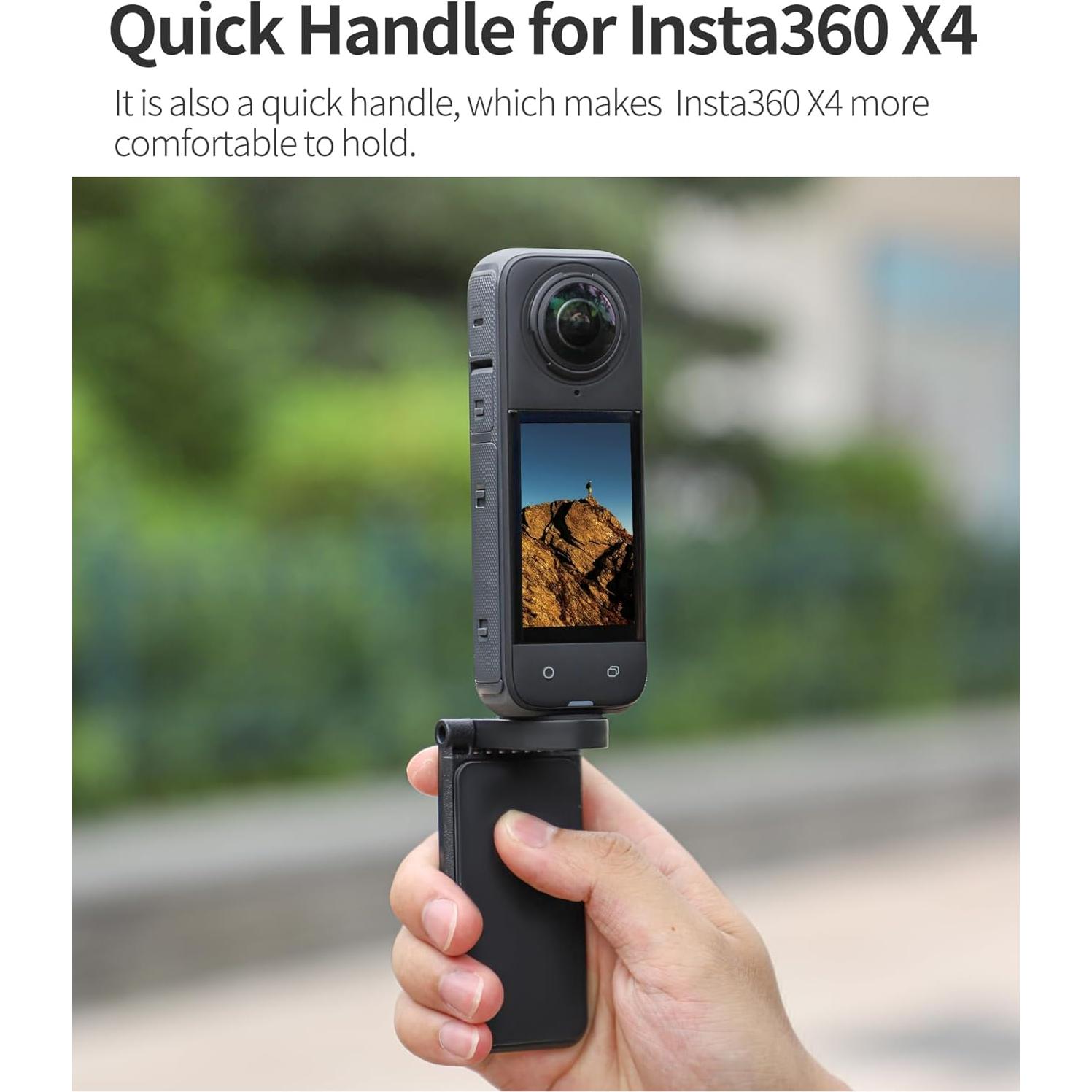 Soporte Magnético WOENJO para Insta360 X4/X5/X3 - 0.057 kg