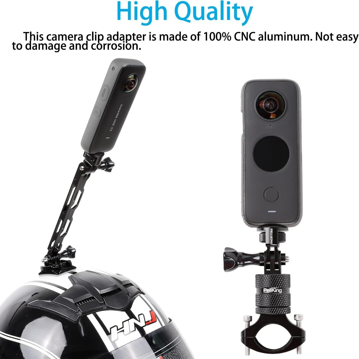 Adaptador de Montaje PellKing 1/4" para Cámaras GoPro y DJI