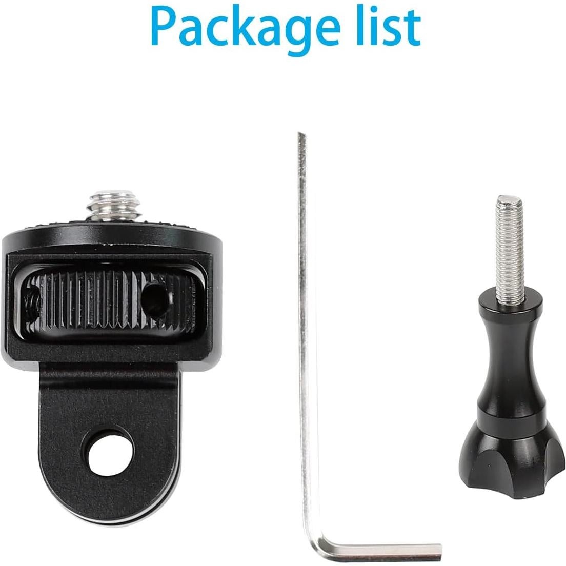 Adaptador de Montaje PellKing 1/4" para Cámaras GoPro y DJI