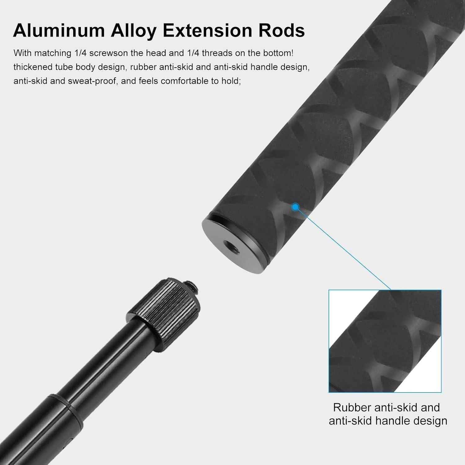 Soporte de Manillar para Cámara TzezFoz - Palos de Selfie 27.94-113.5 cm