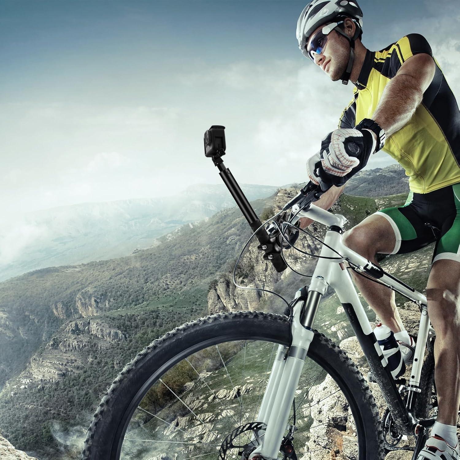 Soporte de Manillar para Cámara TzezFoz - Palos de Selfie 27.94-113.5 cm