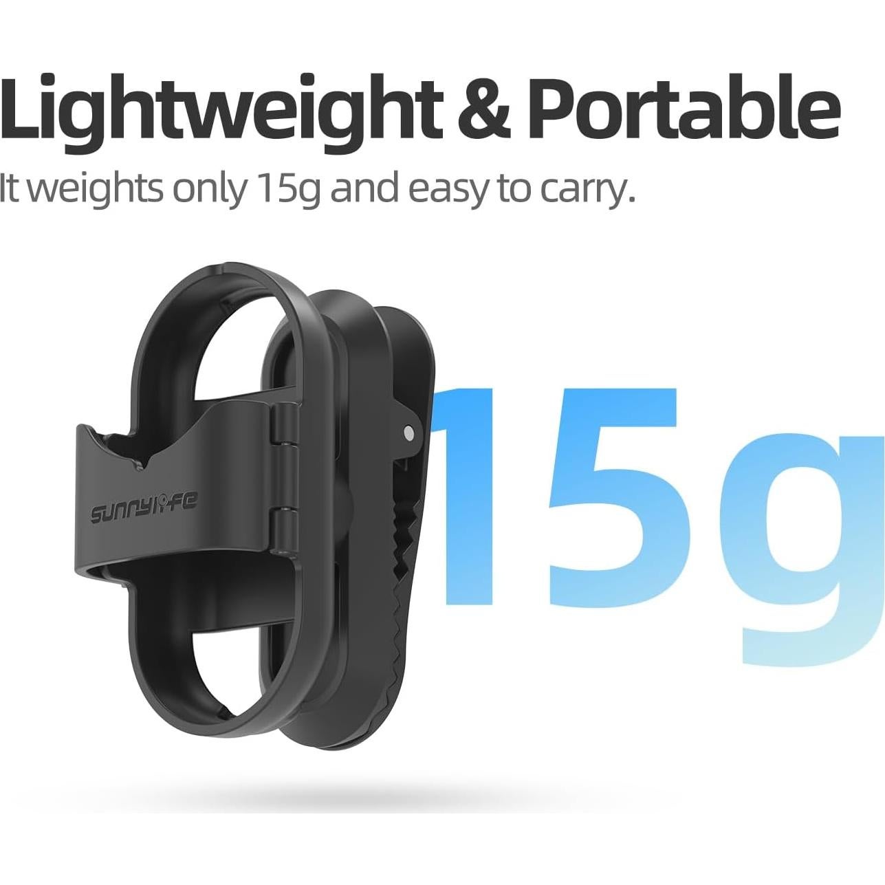 Soporte Clip para Sombrero Insta360 Go 3/3s - Rotación 360°