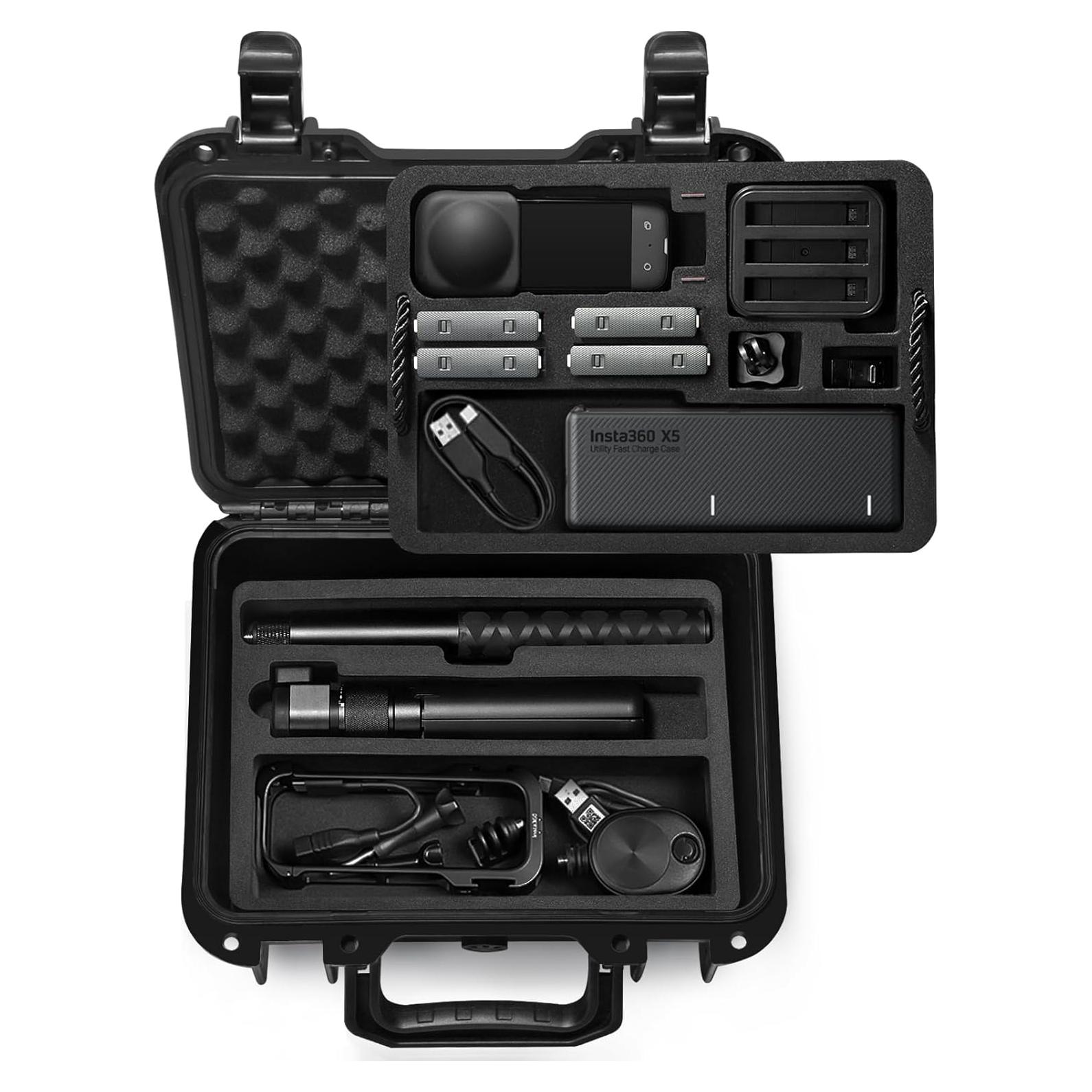 Funda Impermeable Lekufee LK408 para Cámara Insta360 X3 y Accesorios