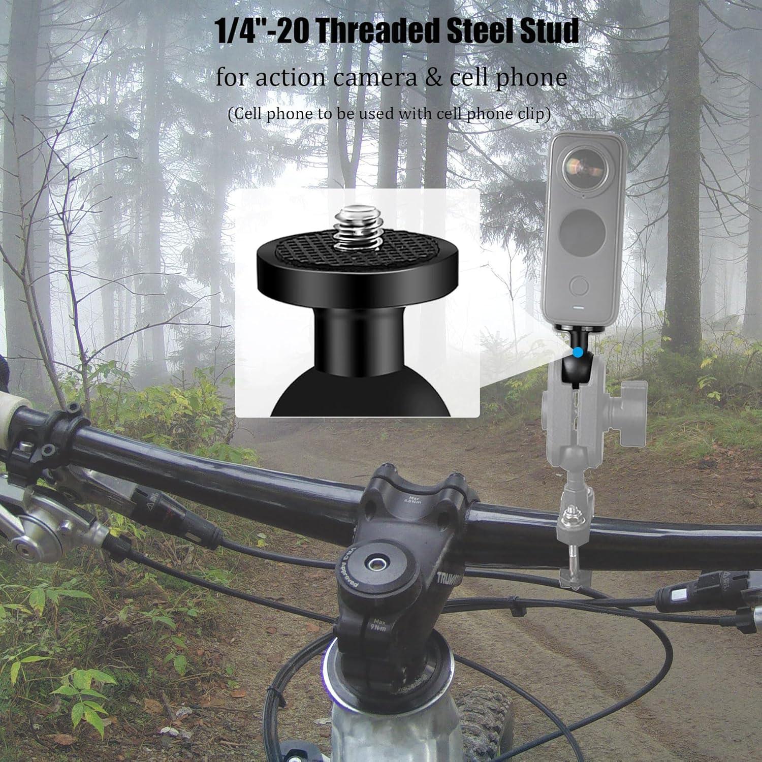 Adaptador de Montaje de Bola Liveda 1" con Rosca 1/4"-20