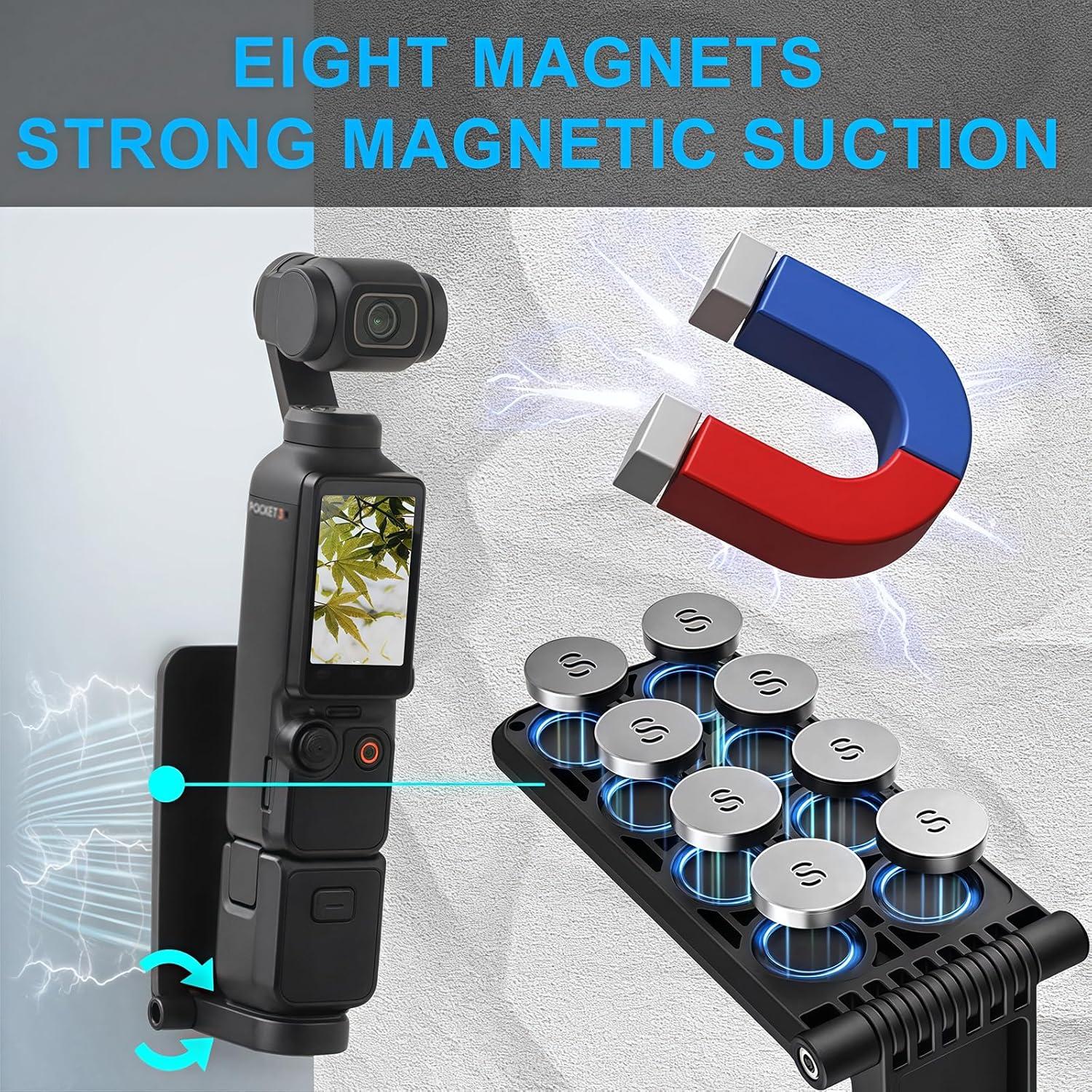 Soporte Magnético para Cámara SRUIM con Base de Mesa 1/4"