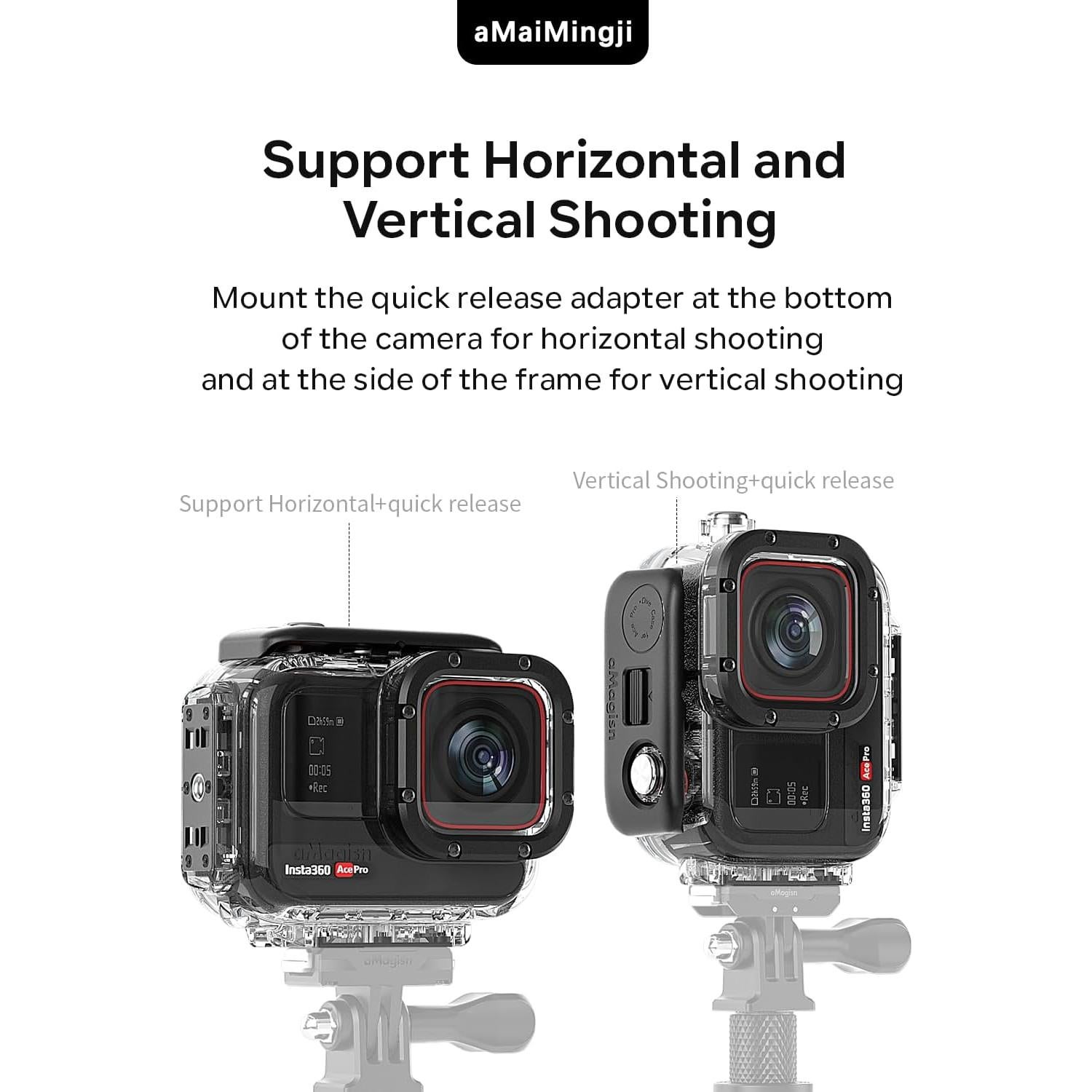 Funda de Buceo Impermeable a 60M para Insta360 Ace Pro