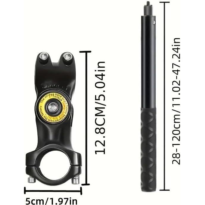 Soporte de Manillar Ajustable Aluminio Kumi para Insta360 y GoPro