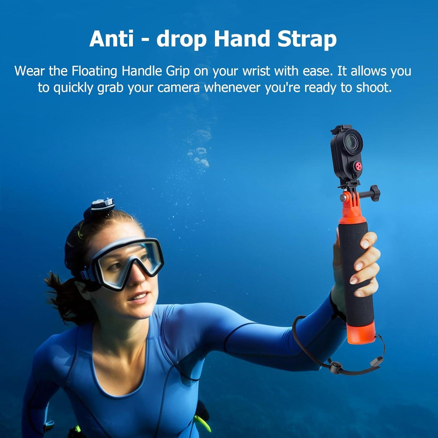 Empuñadura Flotante Mechrig para GoPro Hero 12/11/10/9 y DJI