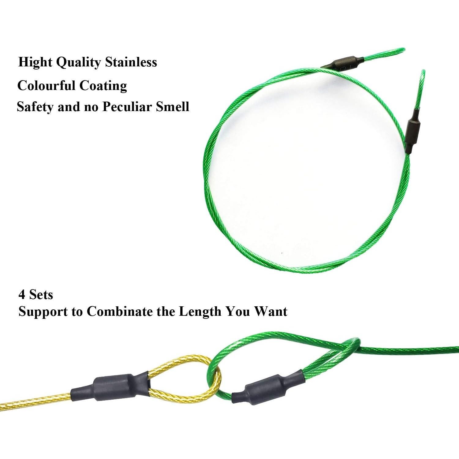 Cuerda de Seguridad para Cámara Atoptek - Acero Inoxidable 2mm