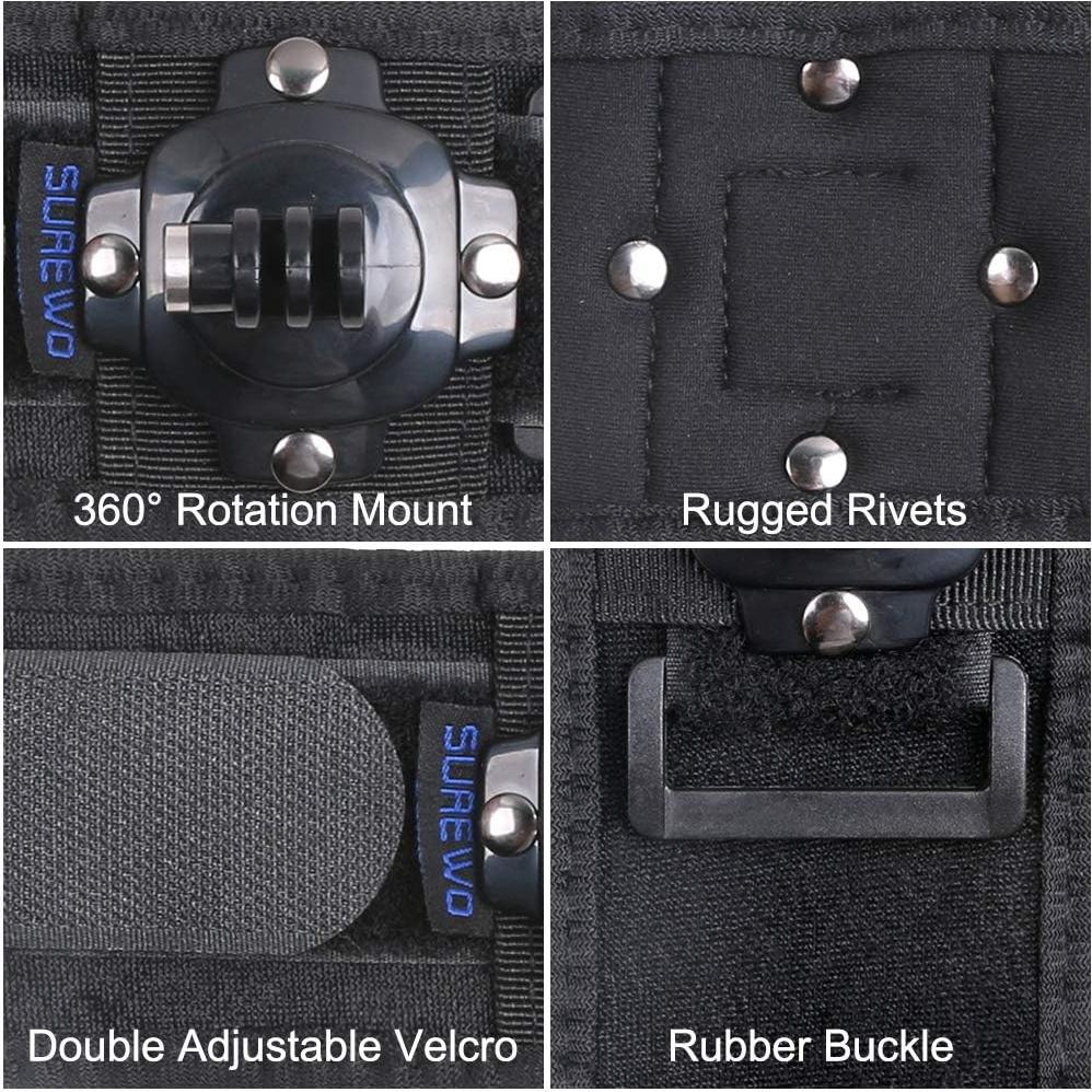 Soporte de Muñeca Giratorio 360° GUOYU para GoPro y DJI