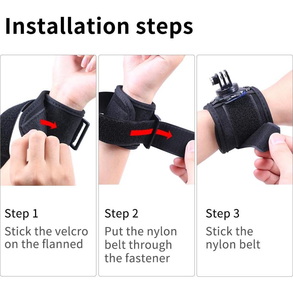 Soporte de Muñeca Giratorio 360° GUOYU para GoPro y DJI