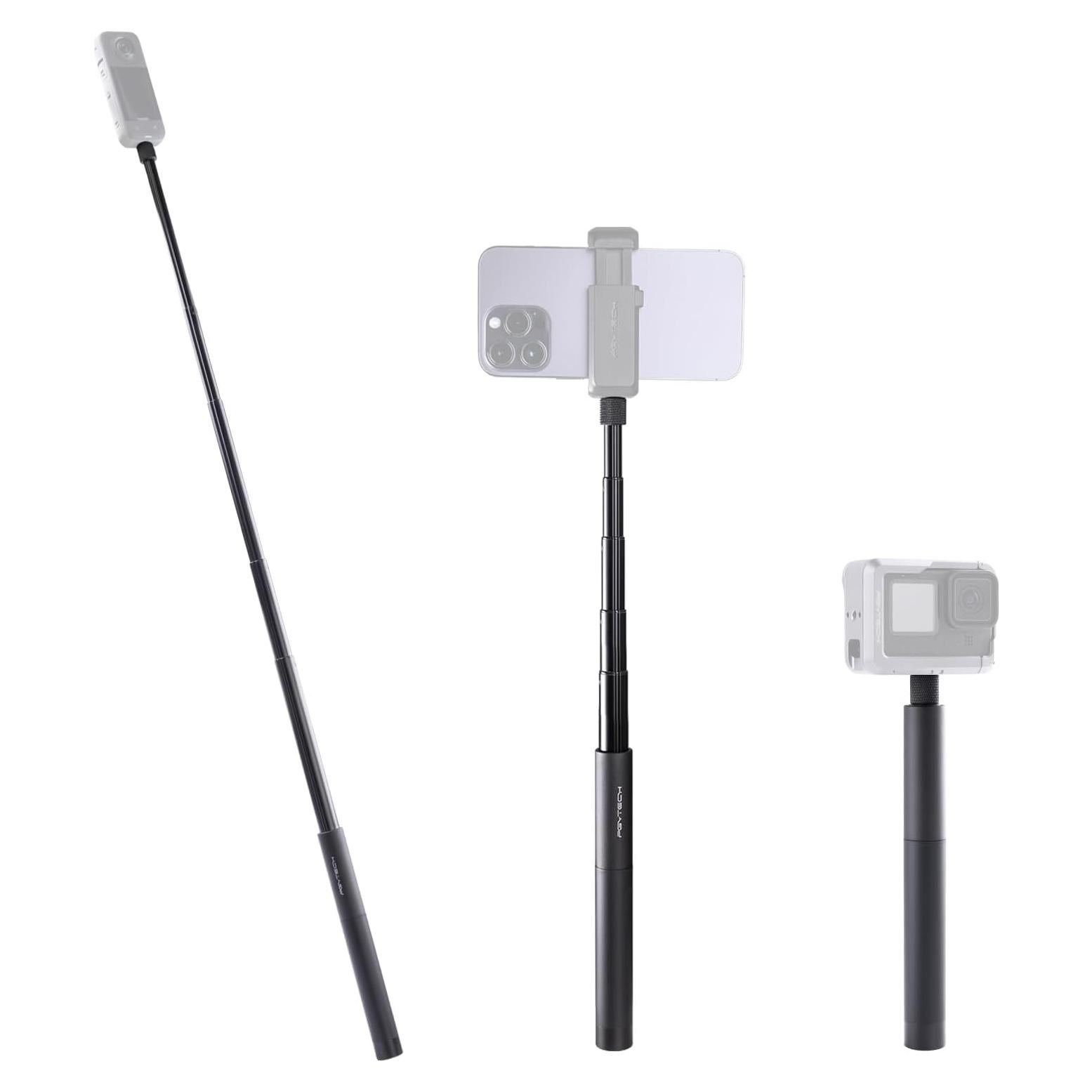 Palo de Selfie Extensible PGYTECH 96cm Aluminio para GoPro DJI Insta360