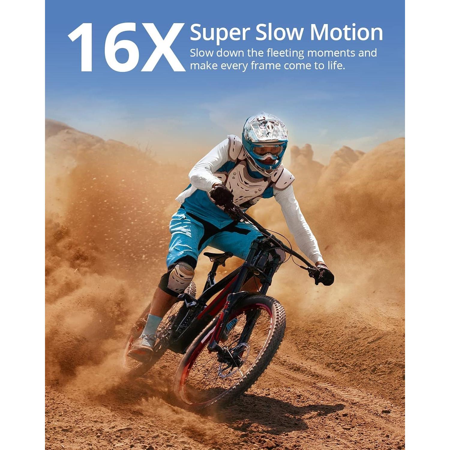 Cámara de Acción AKASO Brave 8 4K 60FPS 48MP Impermeable