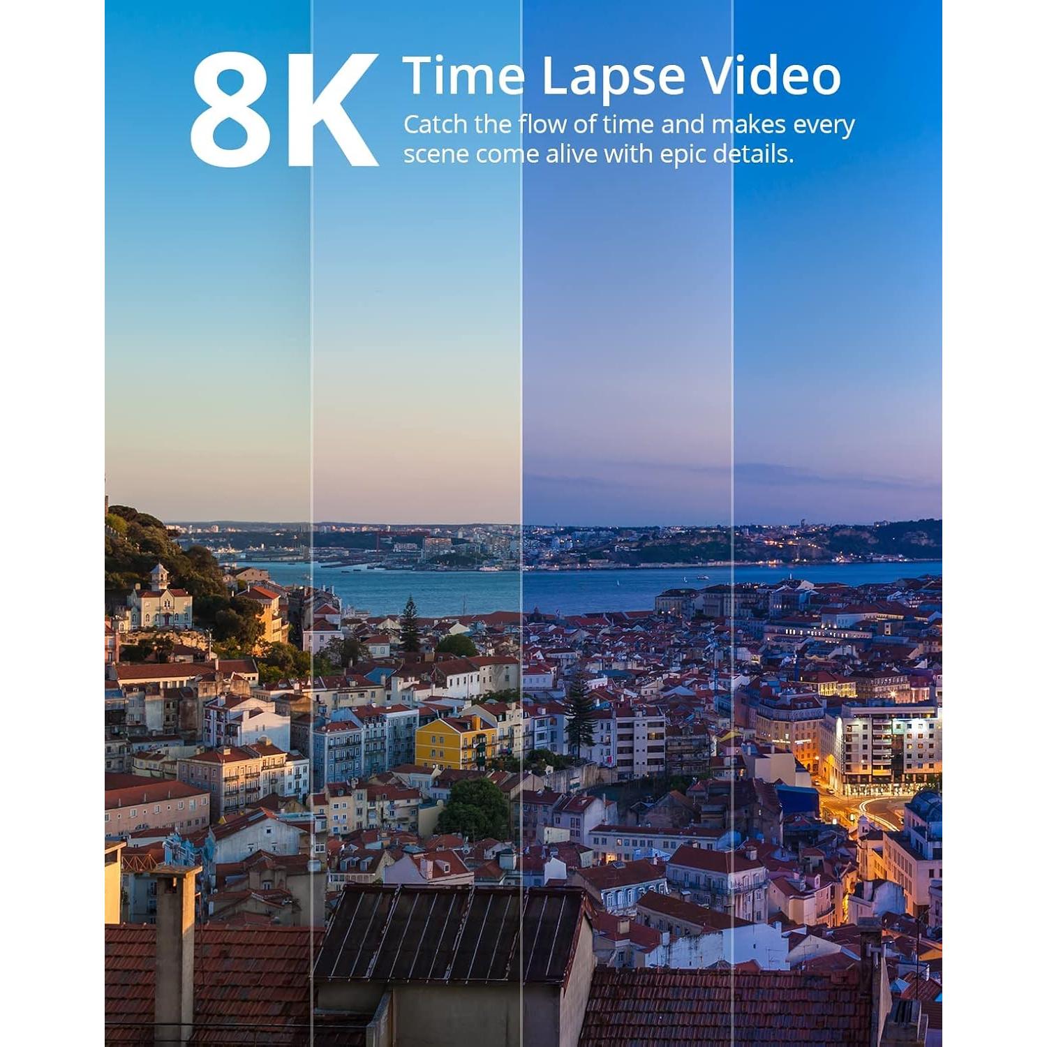 Cámara de Acción AKASO Brave 8 4K 60FPS 48MP Impermeable