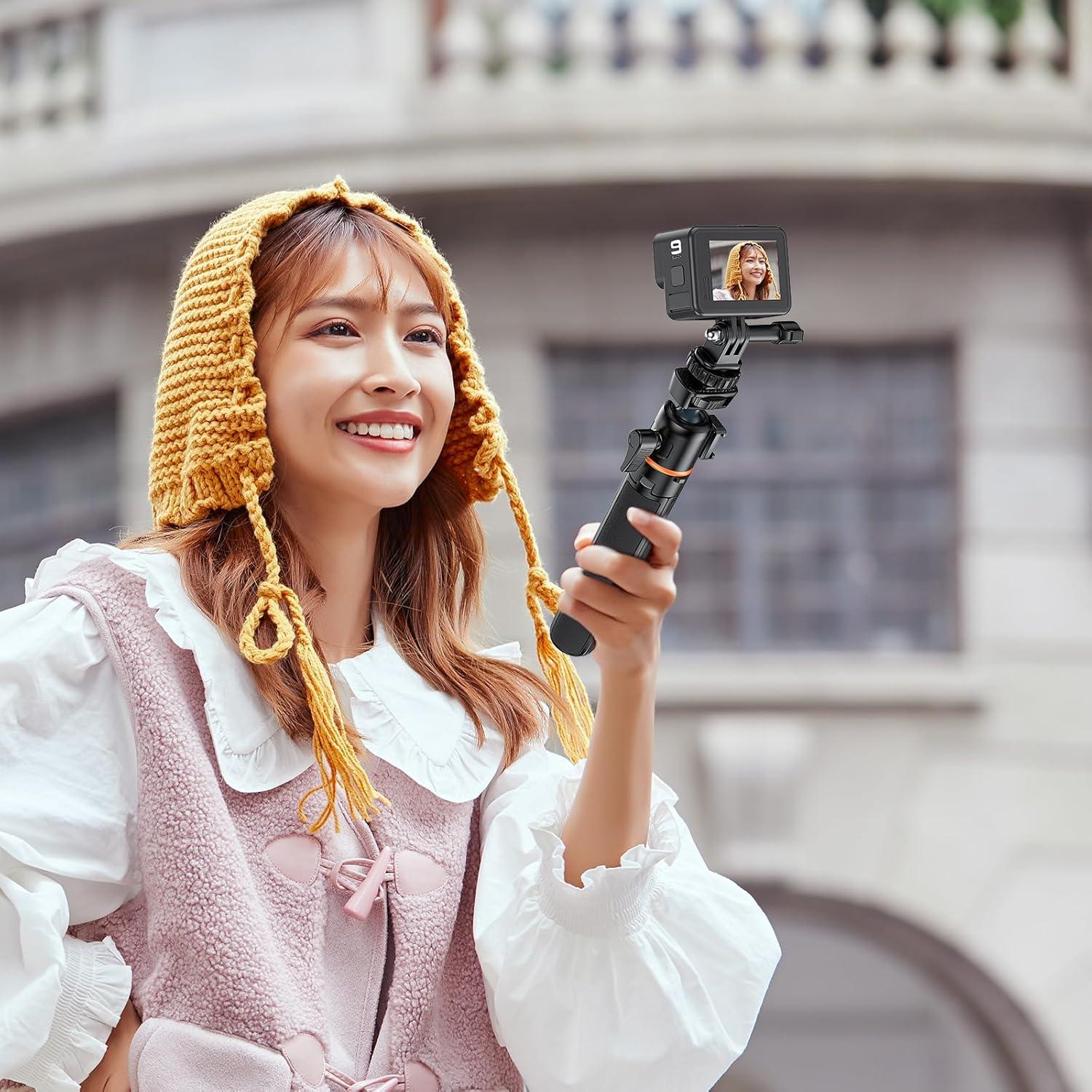 Adaptador de Montaje VRIG para GoPro Hero 10/9/8/7/6/5 y DJI Osmo Action