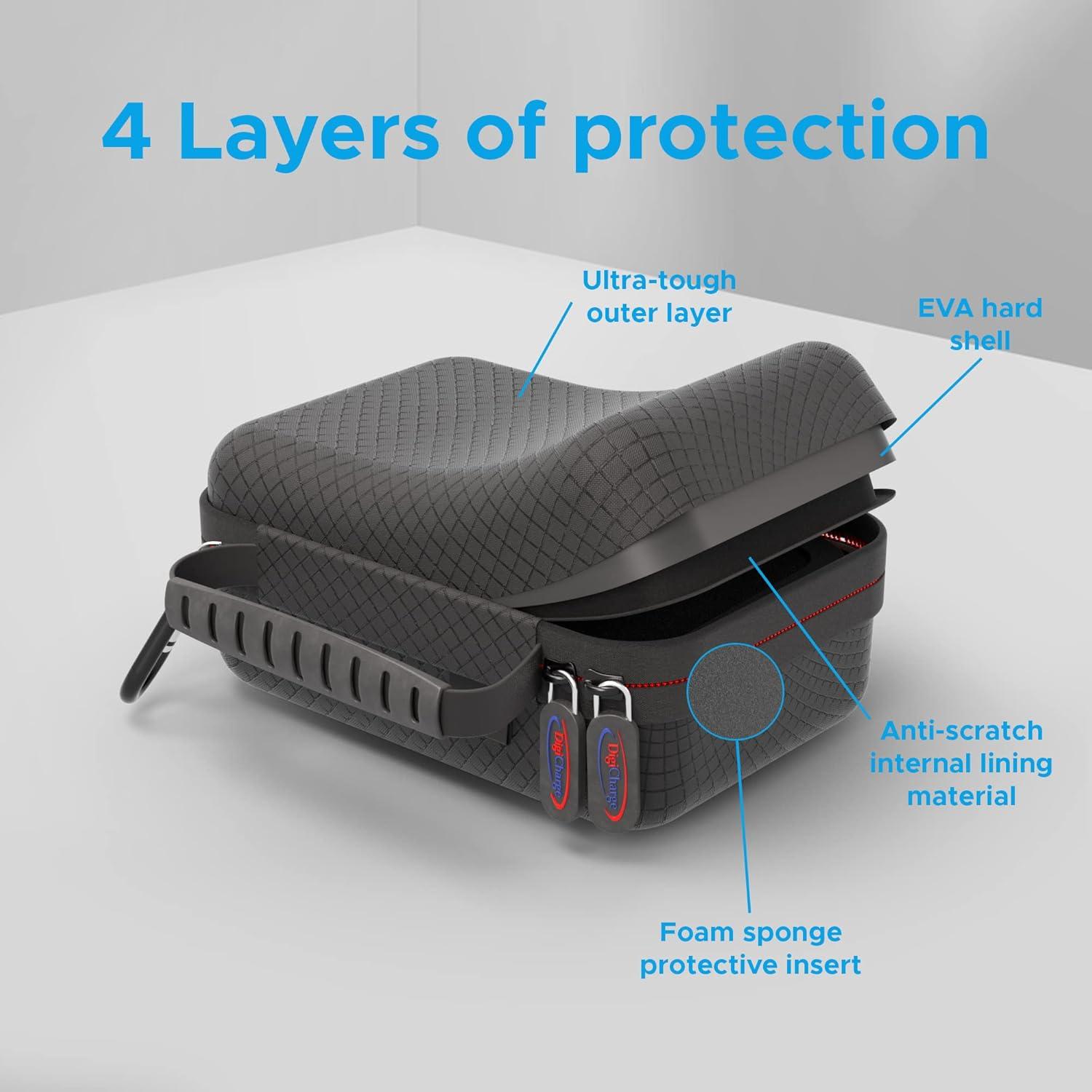 Funda para Cámara de Acción DigiCharge 16.5x11.4x7.6 cm