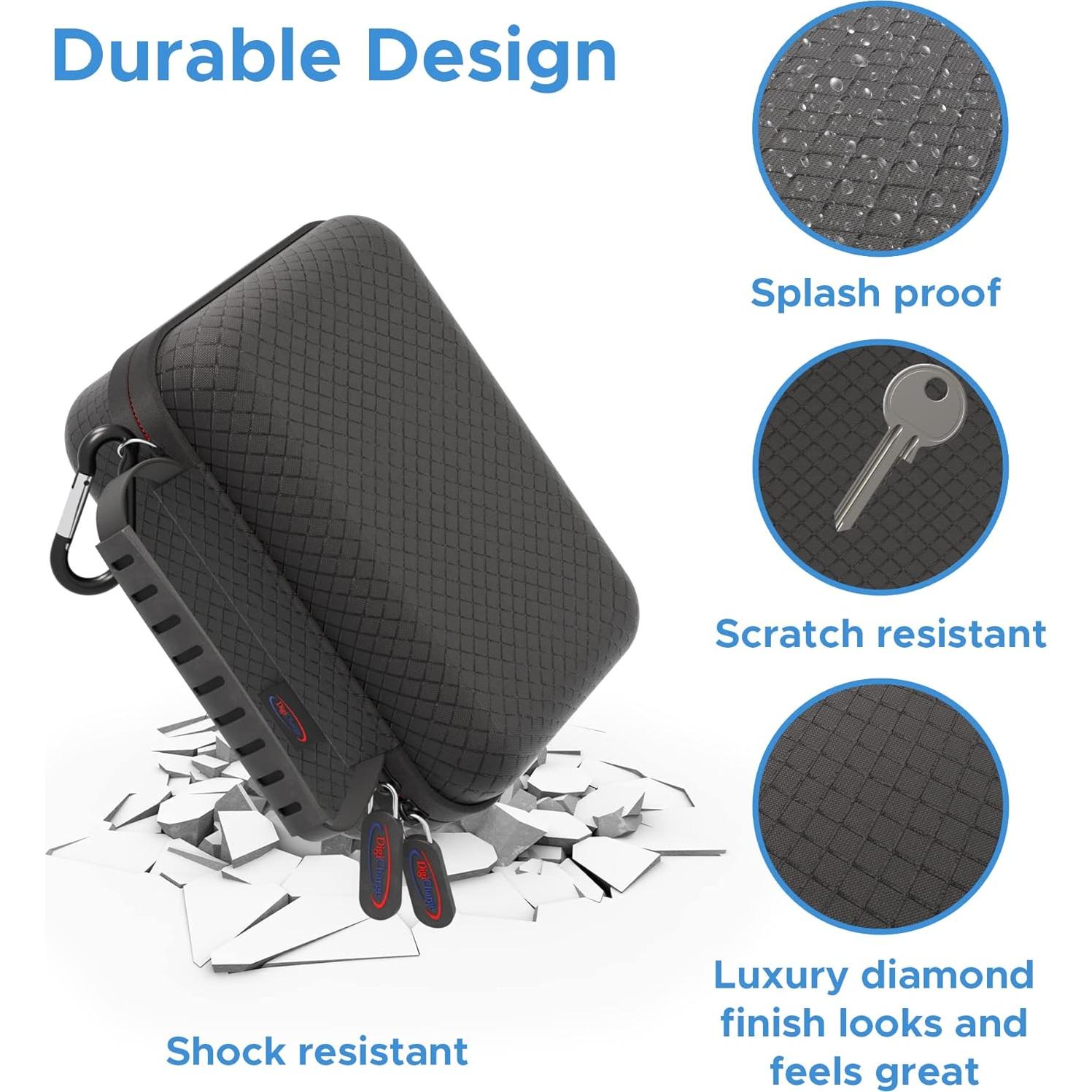 Funda para Cámara de Acción DigiCharge 16.5x11.4x7.6 cm