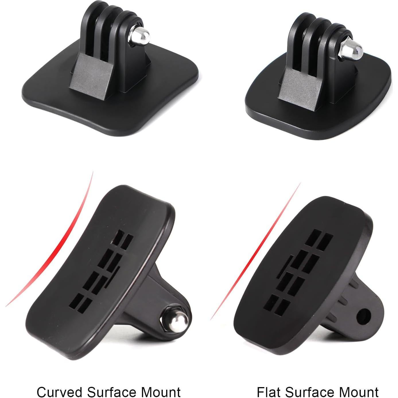 Montajes Adhesivos HSU para Casco y Superficies Planas/Curvadas