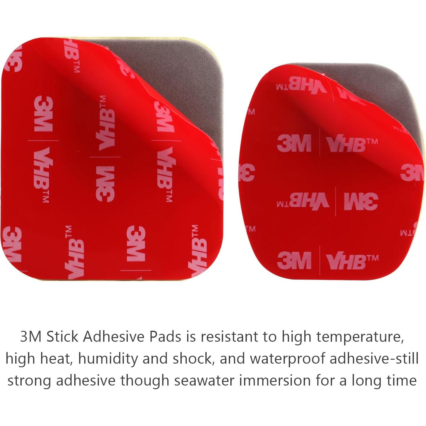 Montajes Adhesivos HSU para Casco y Superficies Planas/Curvadas