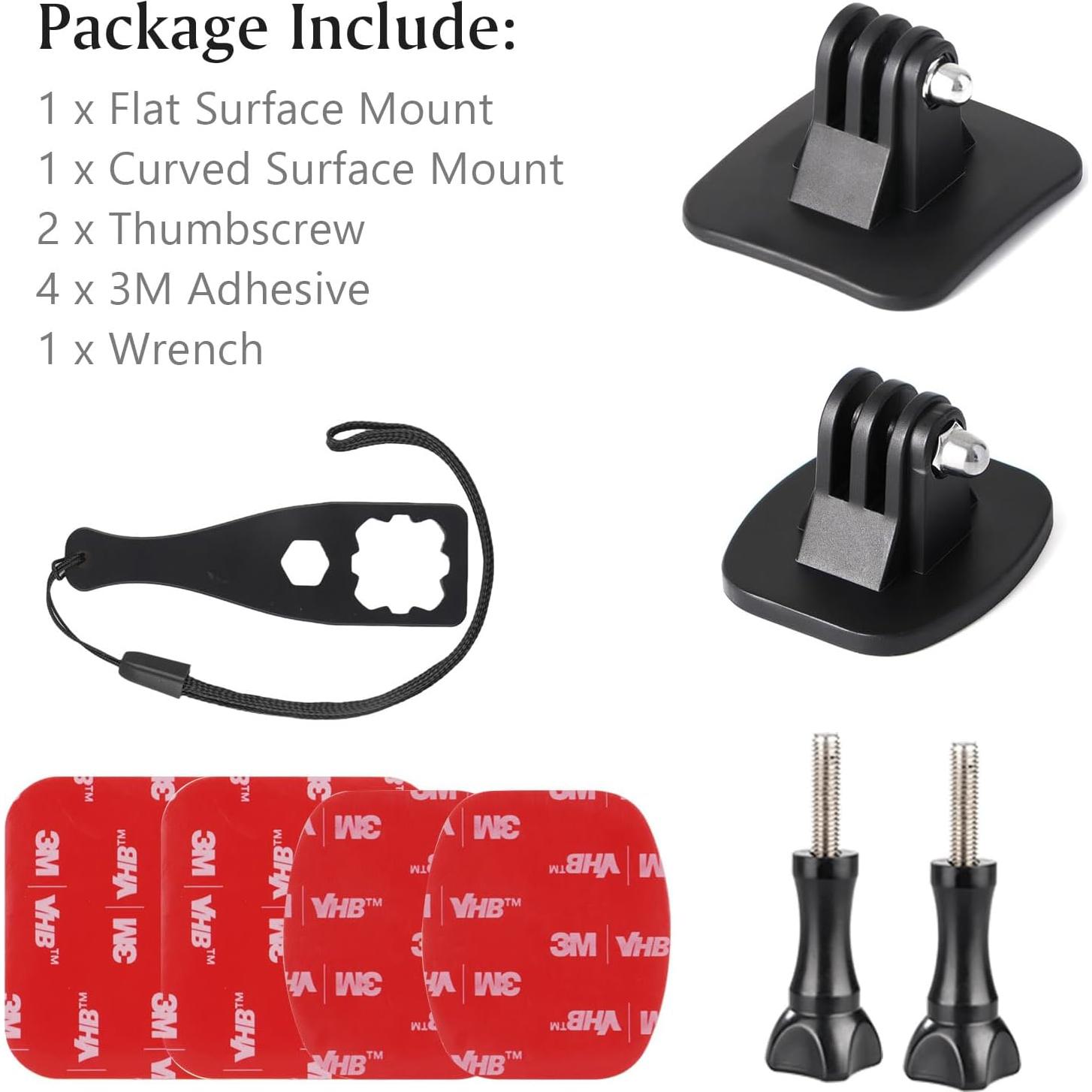 Montajes Adhesivos HSU para Casco y Superficies Planas/Curvadas