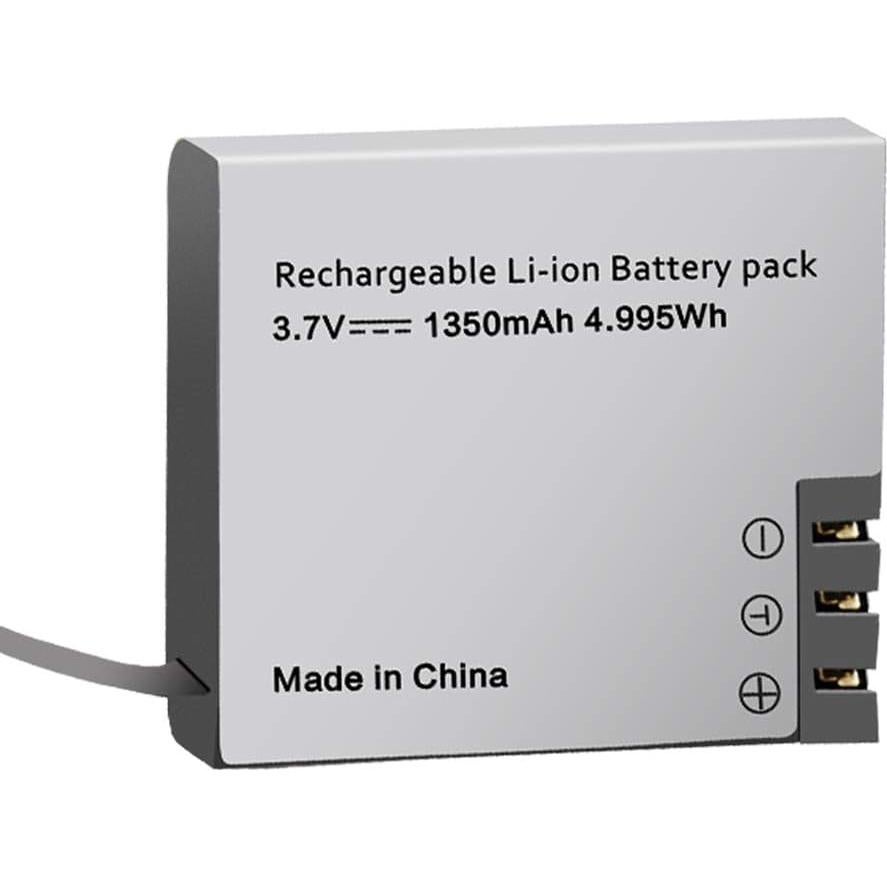 1350mAh Action Camera Rechargeable Batteries (2-Pack) with Dual USB Charger,for AKASO Brave 4/V50X, Dragon Touch, Crosstour CT8500, Campark X30, APEMAN A100/A77, PG900/PG1050 and More