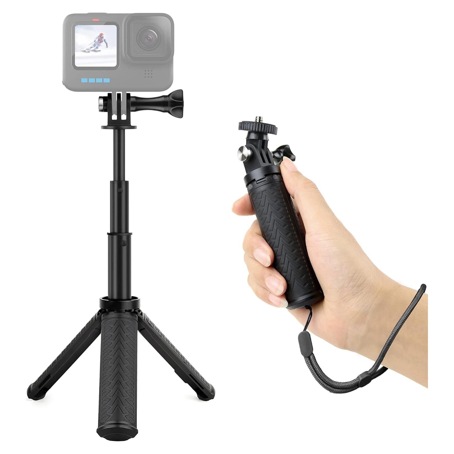 Mini Mango de Agarre Soporte Tripode GEPULY 23.37 cm para GoPro y Teléfonos