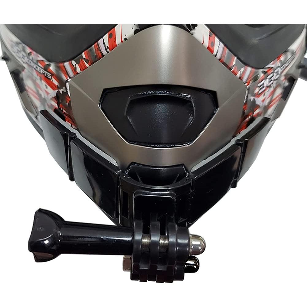 Montaje en Barbilla para Casco GoPro Hero y Acciones QKOO