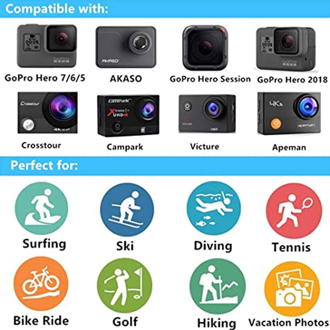 Arnés de Pecho Ajustable AngelReally para GoPro Hero 7 6 5