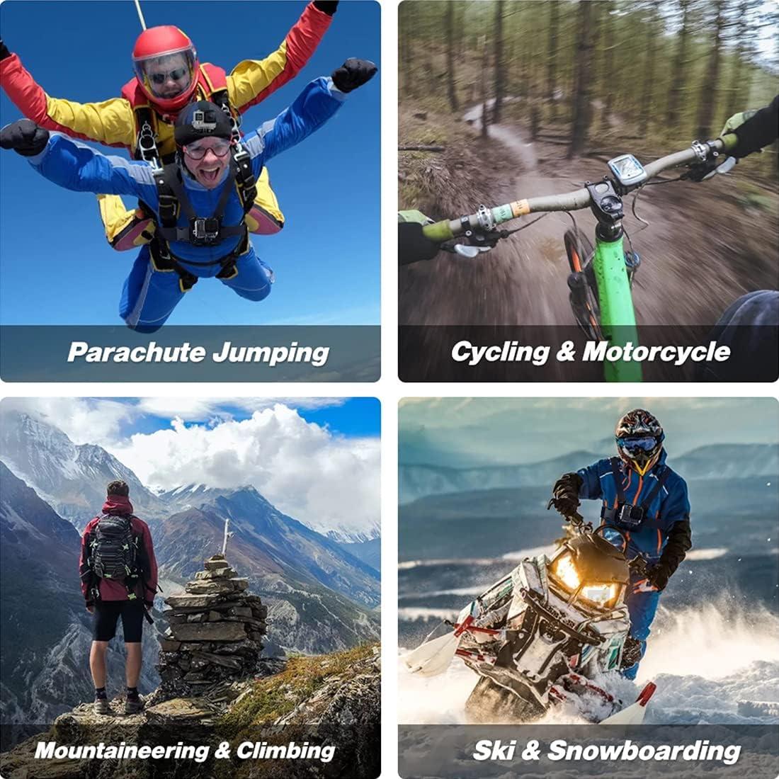 Arnés de Pecho Ajustable AngelReally para GoPro Hero 7 6 5