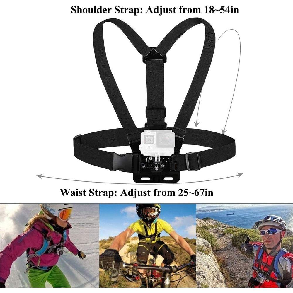 Arnés de Pecho Ajustable ASOCEA para Cámara de Acción